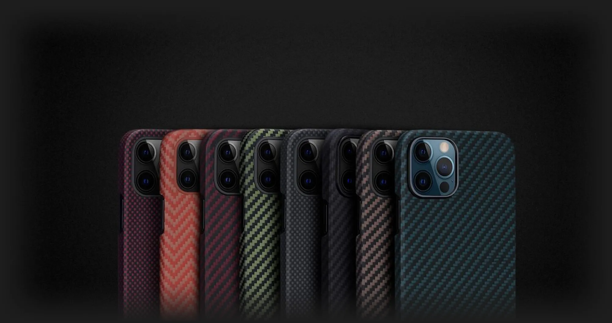 Чехол Pitaka MagEZ 2 Case для iPhone 13 Pro (Black/Grey Twill)