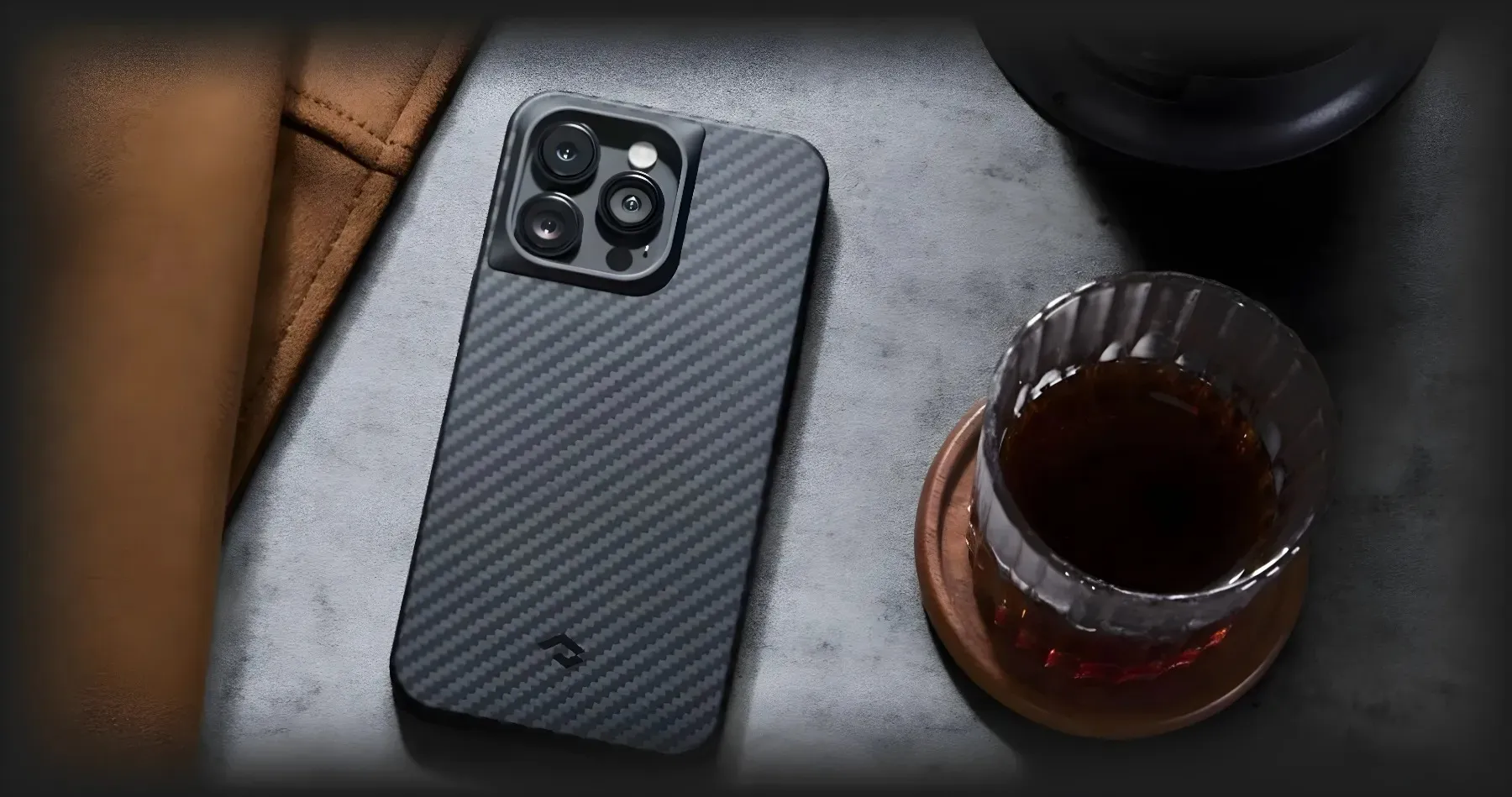 Чохол Pitaka MagEZ Case Pro 3 для iPhone 14 Pro (Black/Grey Twill)
