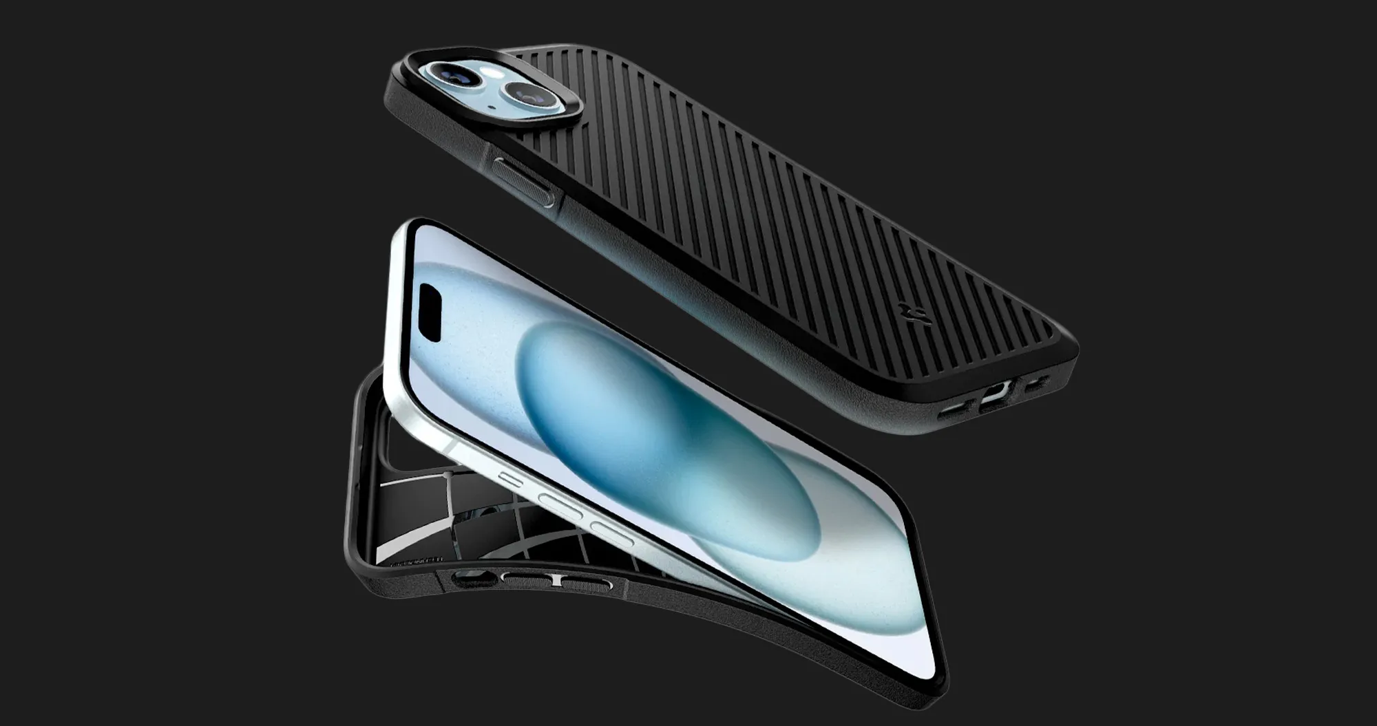 Чохол Spigen Core Armor для iPhone 15 Pro (Matte Black)