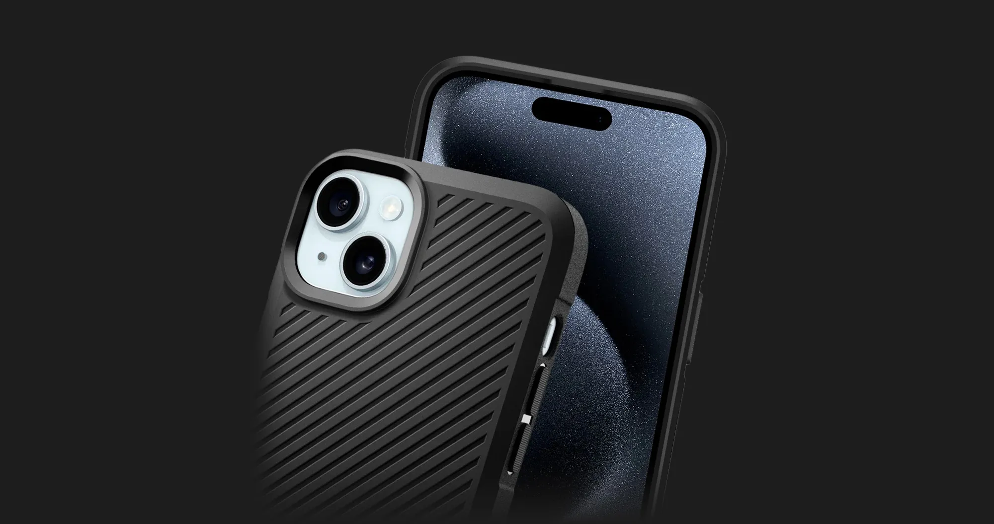 Чохол Spigen Core Armor для iPhone 15 Pro (Matte Black)