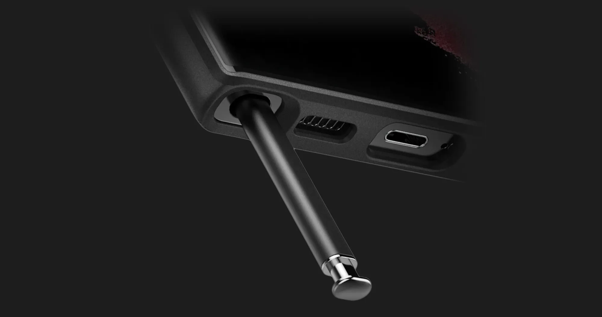 Чохол Spigen Core Armor для Samsung Galaxy S23 Ultra (Matte Black)