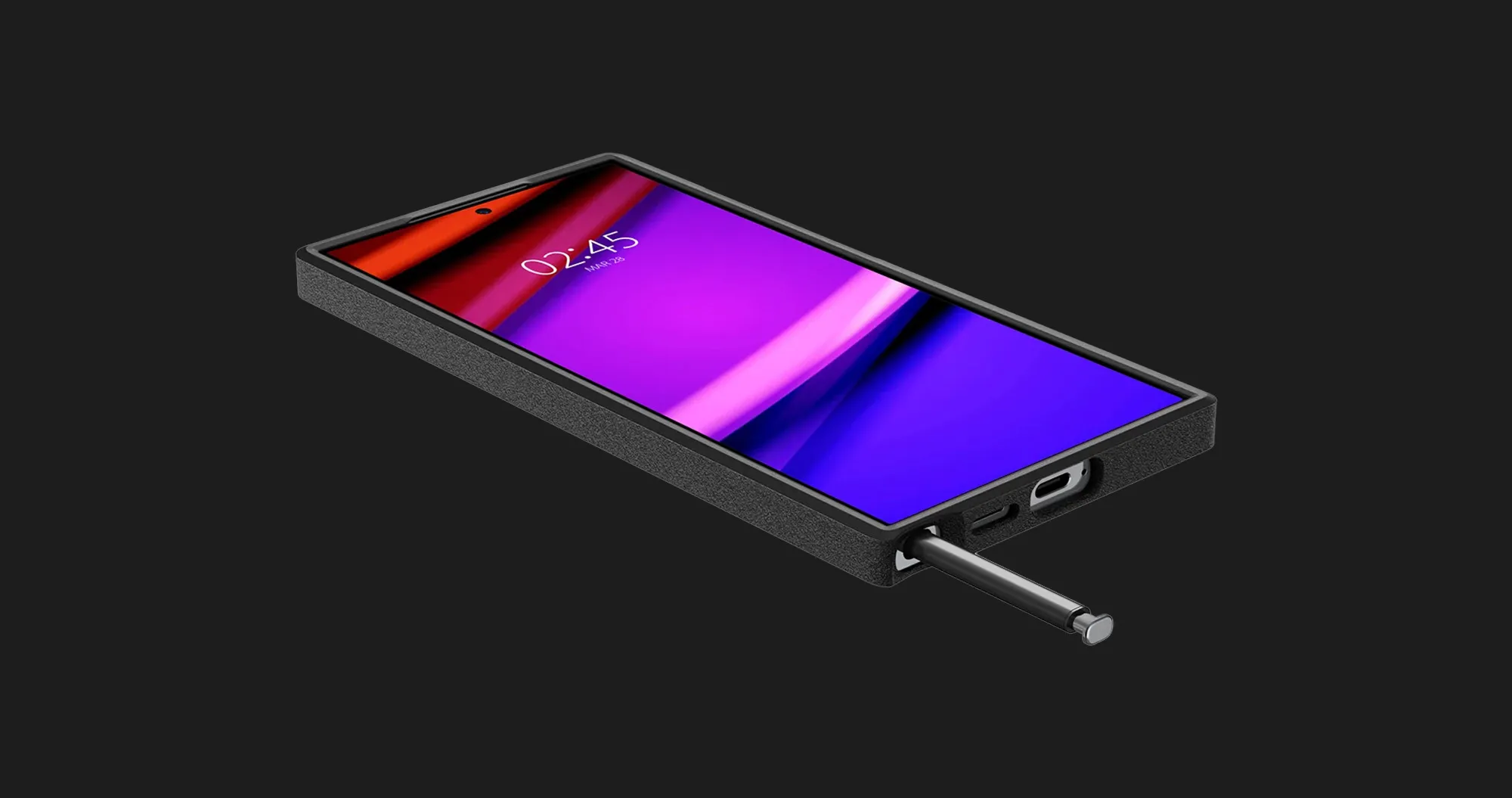Чохол Spigen Core Armor для Samsung Galaxy S24 Ultra (Matte Black)