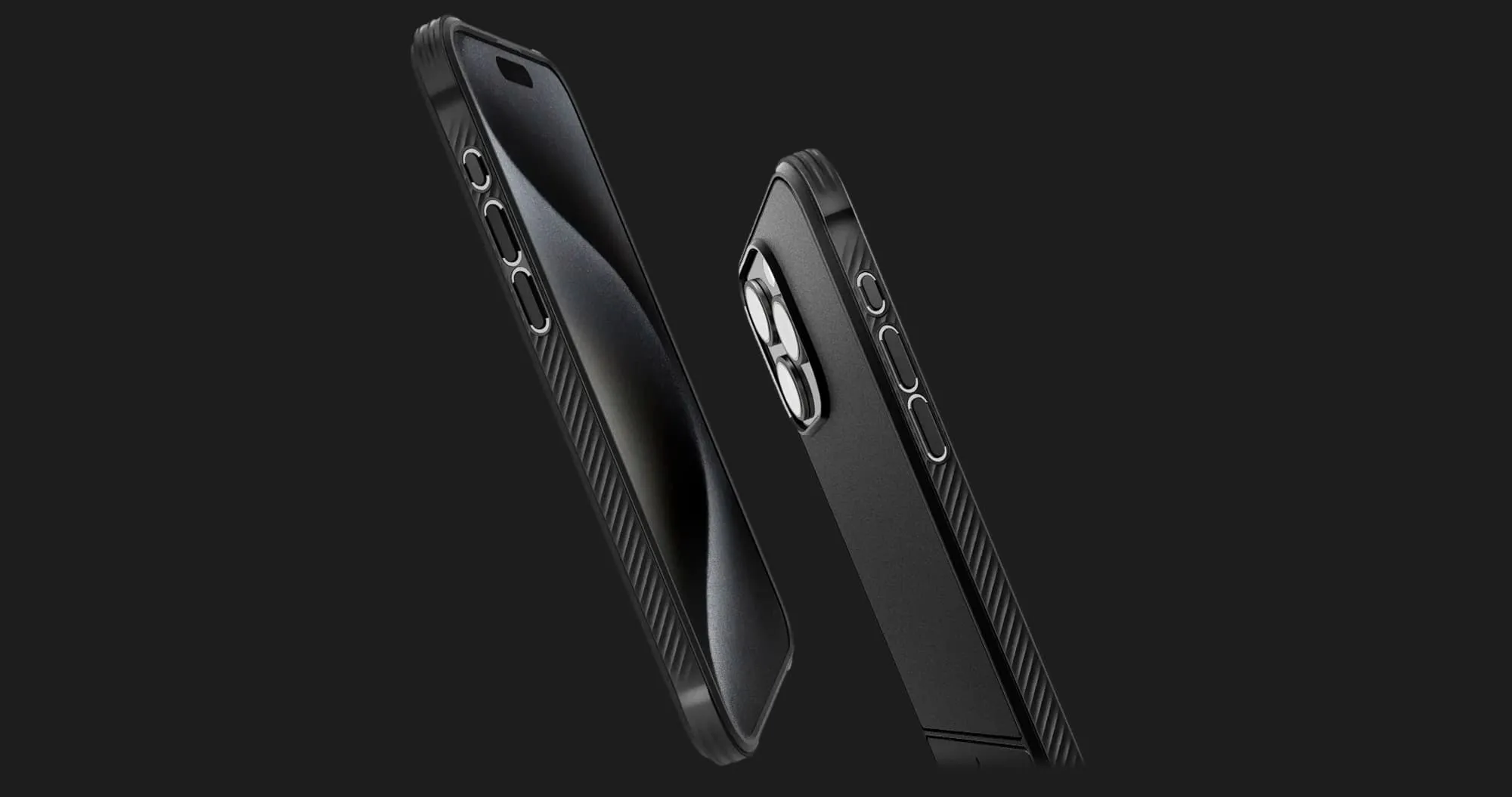 Чохол Spigen Mag Rugged Armor MagFit для iPhone 15 Pro Max (Black)