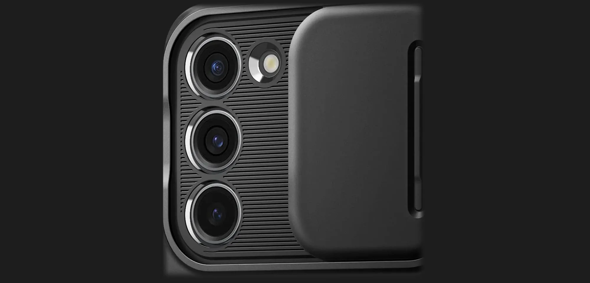 Чехол Spigen Optik Armor для Samsung Galaxy S23 Ultra (Black)