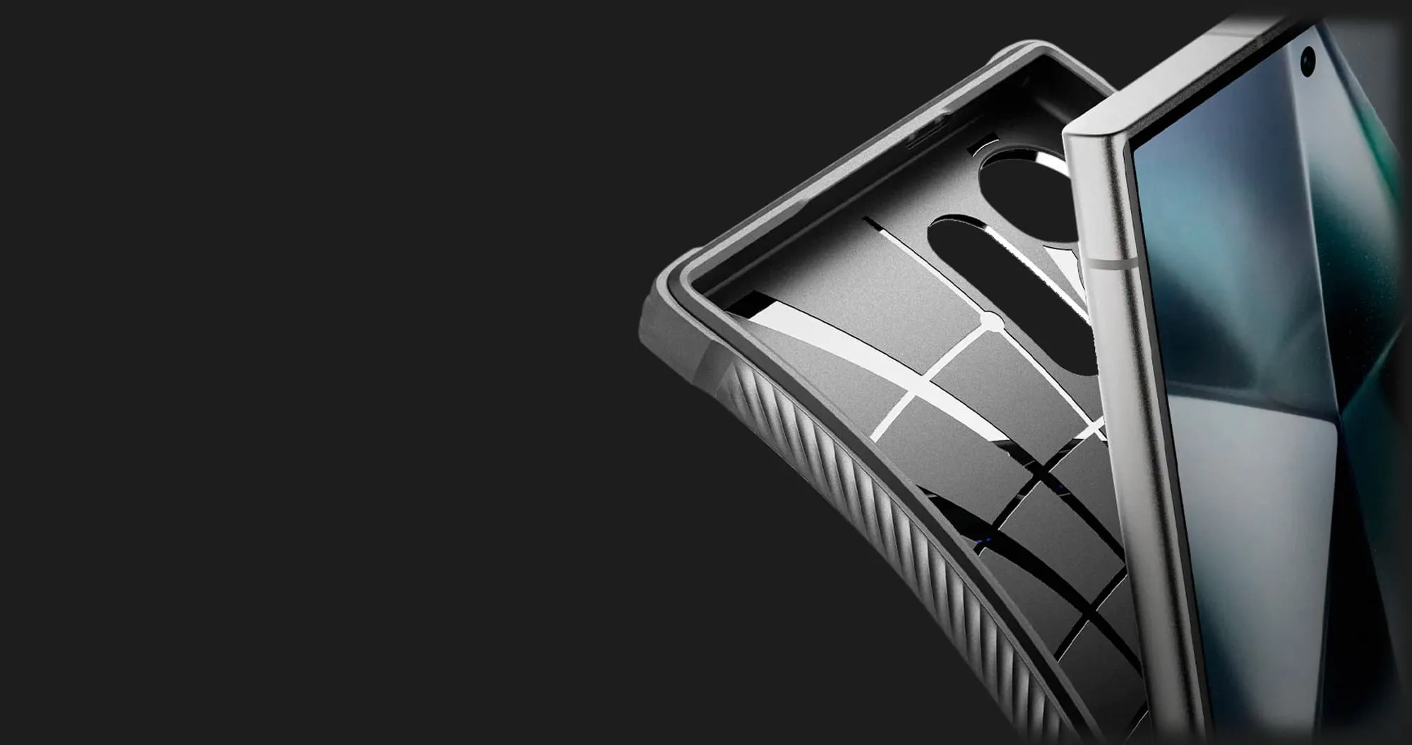 Чехол Spigen Rugged Armor для Samsung Galaxy S24+ (Matte Black)