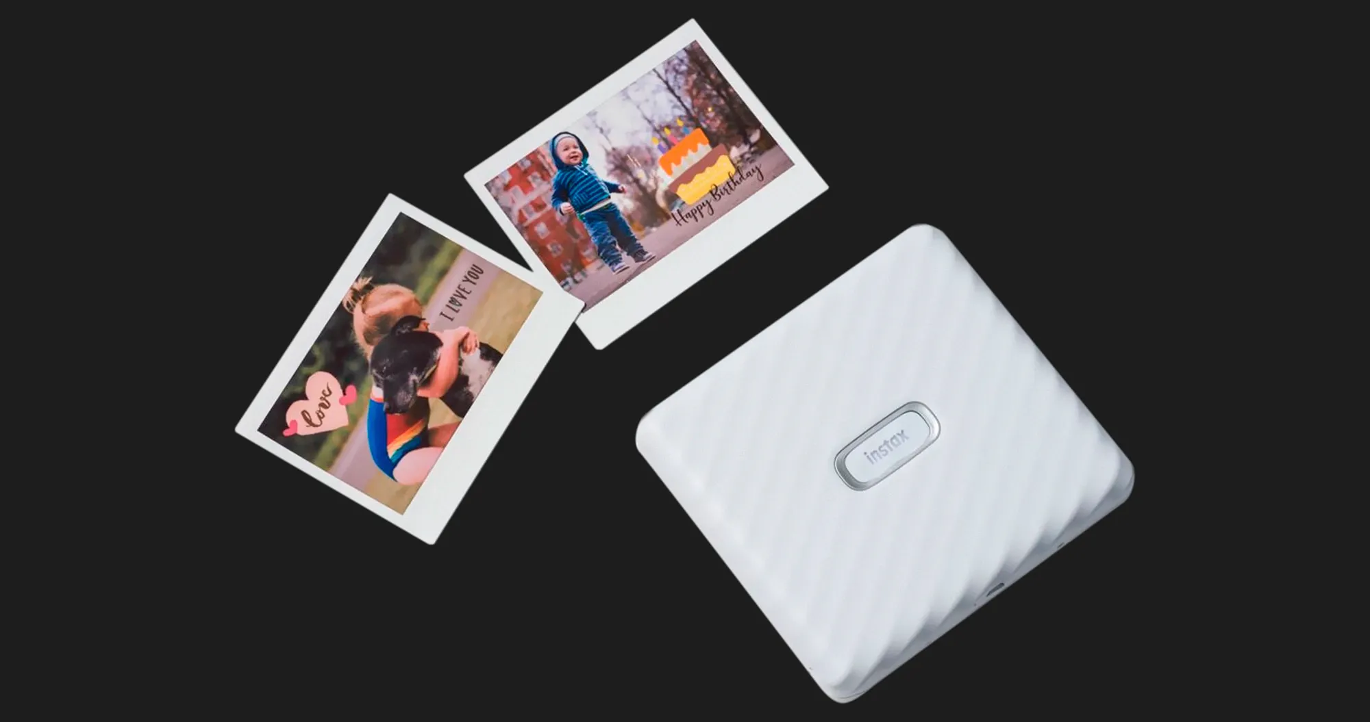 Фотопринтер Fujifilm INSTAX Link Wide (Ash White)