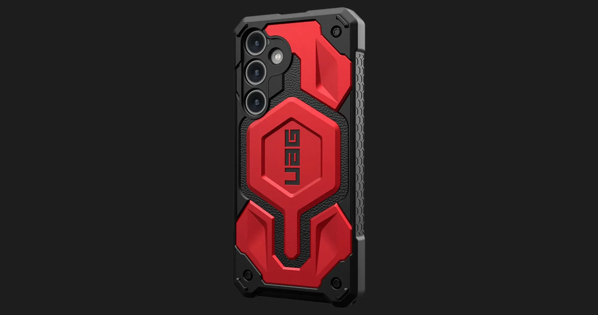 Чехол UAG Monarch для Samsung Galaxy S24+ (Carbon Fiber)