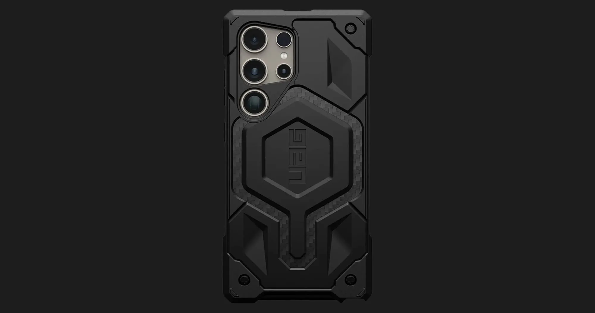 Чехол UAG Monarch для Samsung Galaxy S25 Ultra (Carbon Fiber)