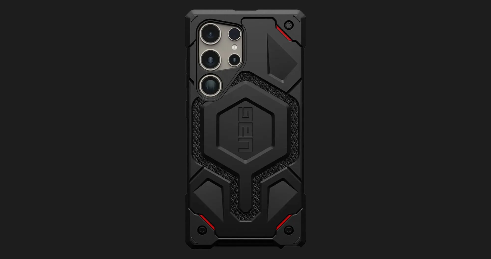 Чехол UAG Monarch для Samsung Galaxy S25 Ultra (Carbon Fiber)