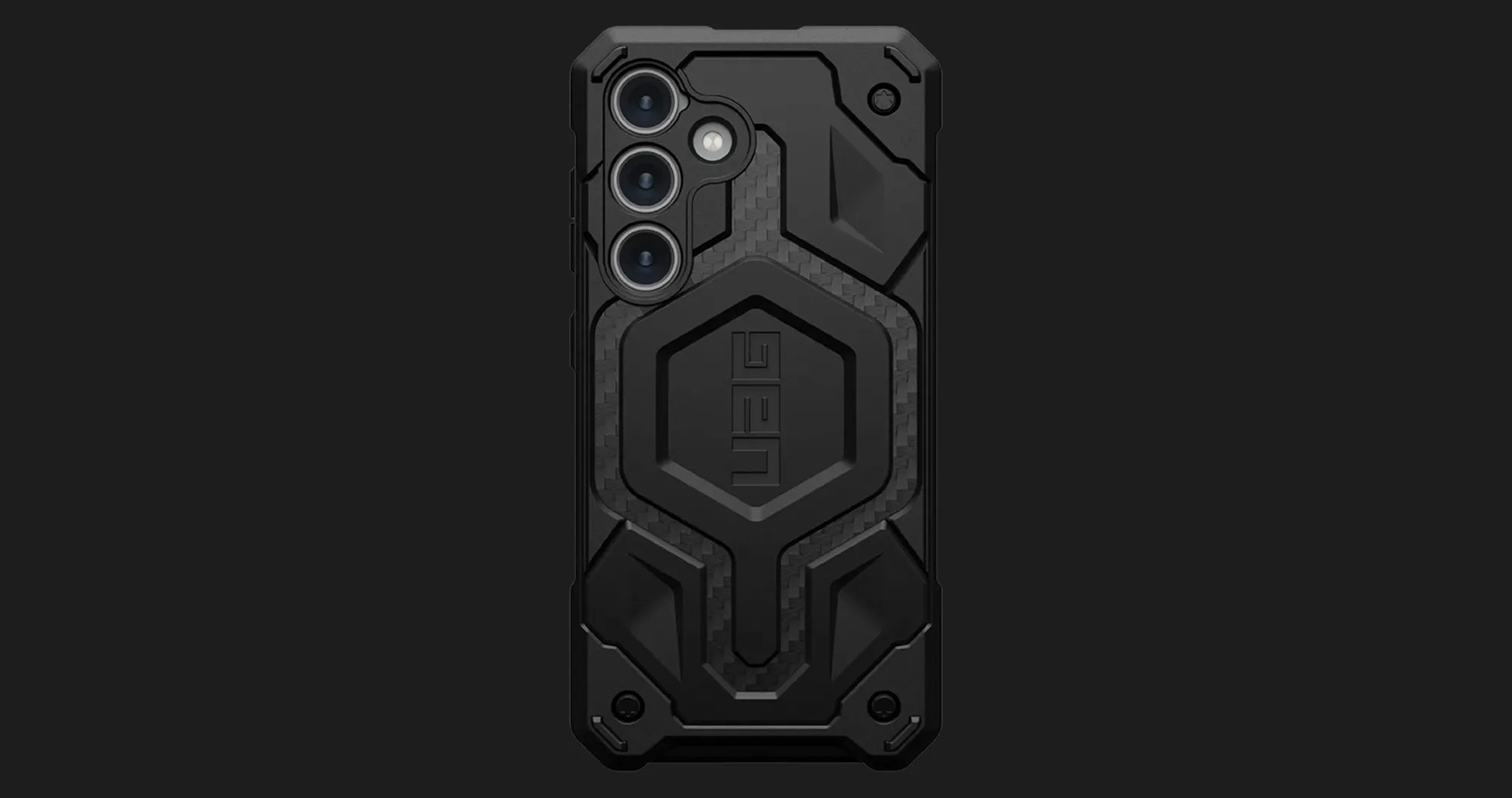 Чехол UAG Monarch Pro для Samsung Galaxy S24 (Carbon Fiber)