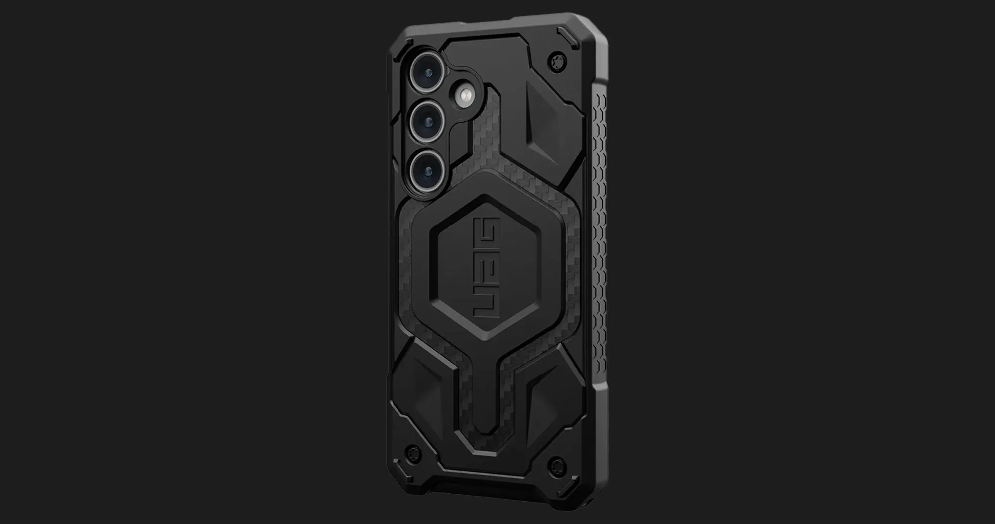 Чехол UAG Monarch Pro для Samsung Galaxy S24 (Carbon Fiber)