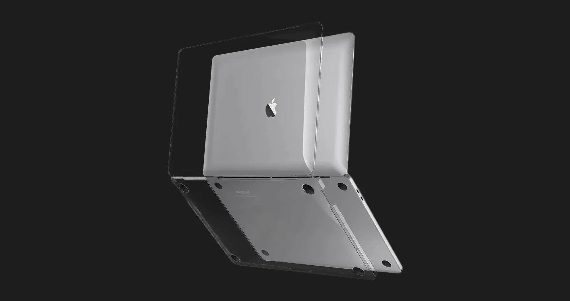 Чохол-накладка WiWU Hardshell Case для MacBook Air 13 M2 (2022) (Black)