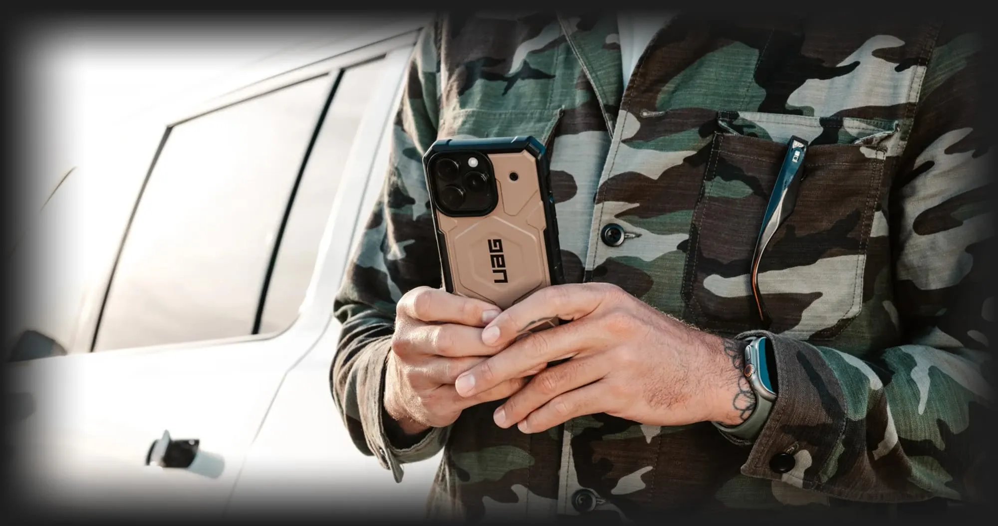 Чохол UAG Pathfinder with MagSafe Series для iPhone 14 Plus (Olive)