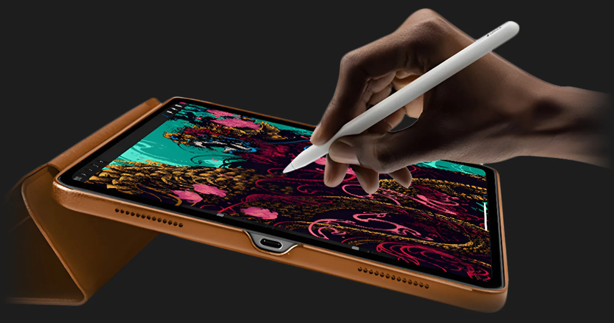 Чехол WIWU Detachable Magnetic Case для iPad 10.2 (2021-2019) (Brown)