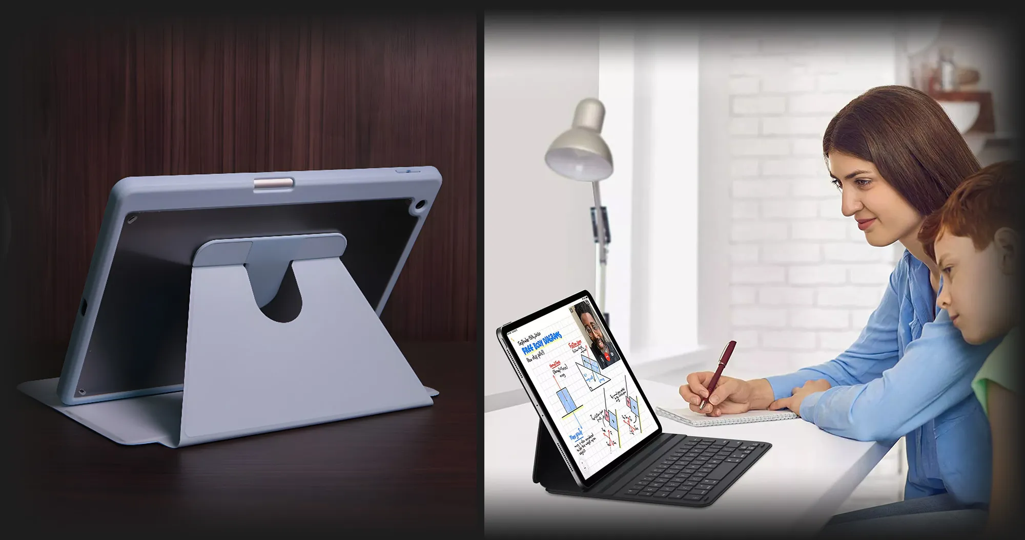 Чехол WIWU Waltz Rotative Tablet with Pen Slot для iPad Air 5/4, Pro 11 (2022-2018) (Black)