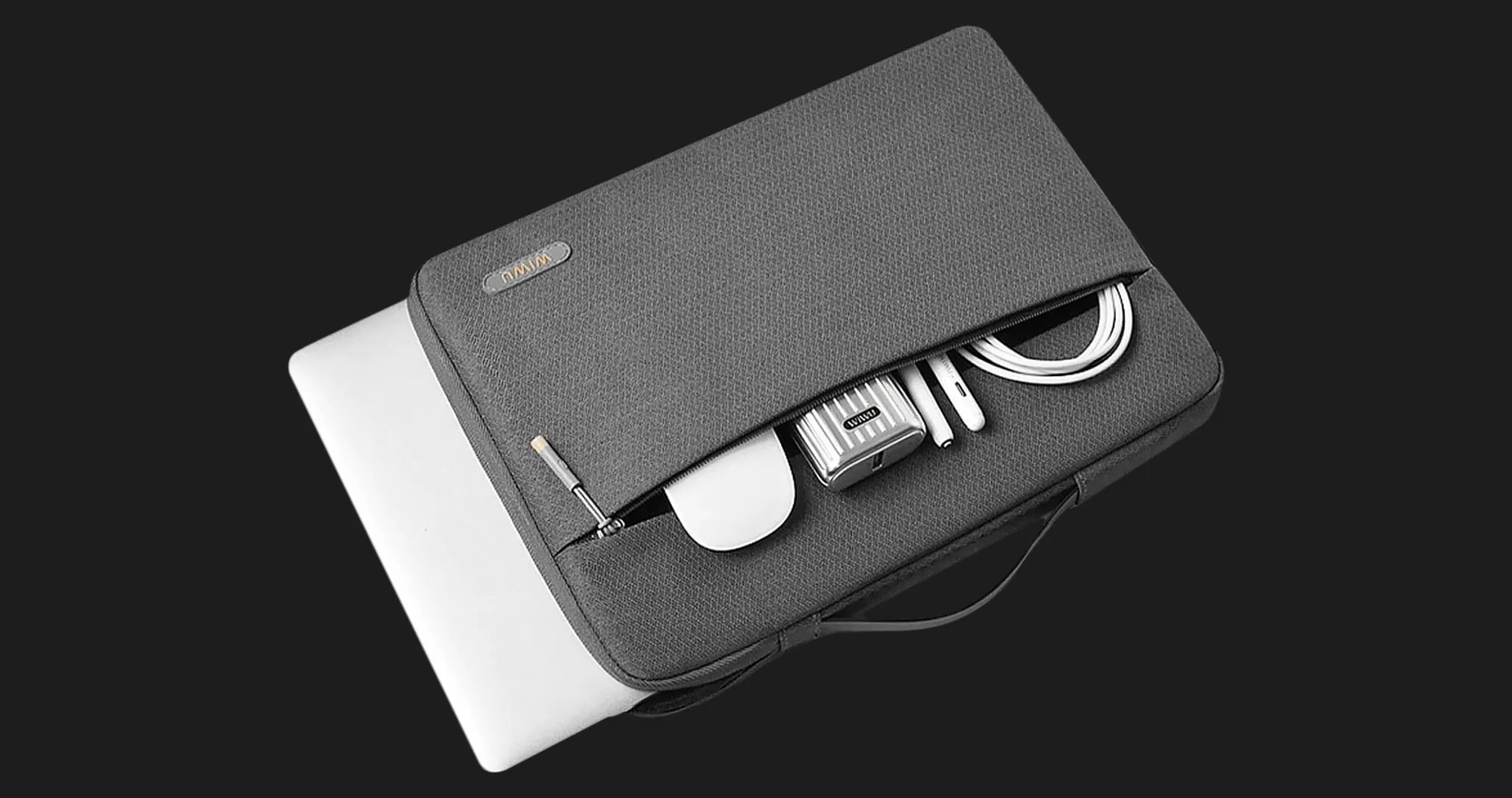 Чохол-сумка WiWU Pilot Sleeve для MacBook 13.3/14 (Black)