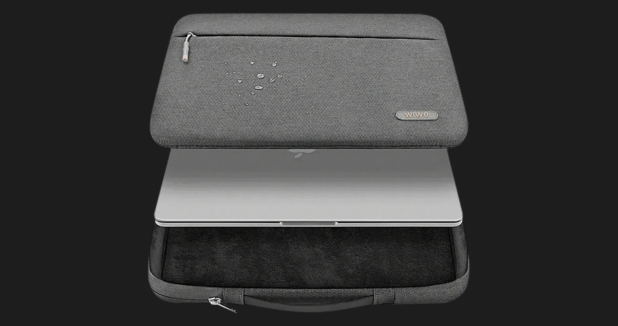 Чохол-сумка WiWU Pilot Sleeve для MacBook 13.3/14 (Black)