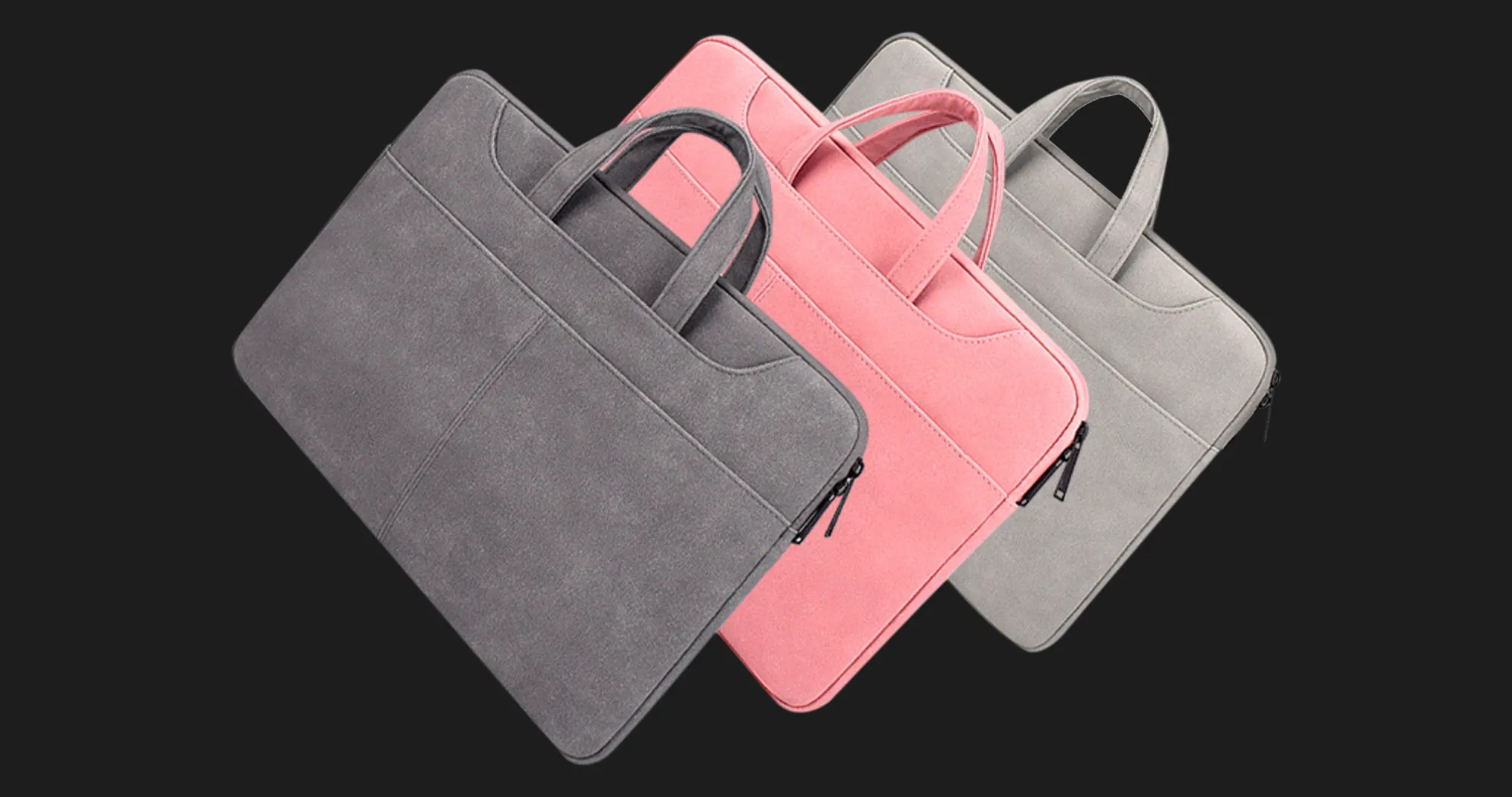 Чехол-сумка WiWU ViVi Handbag Bag для MacBook 13,3/14 (Pink)