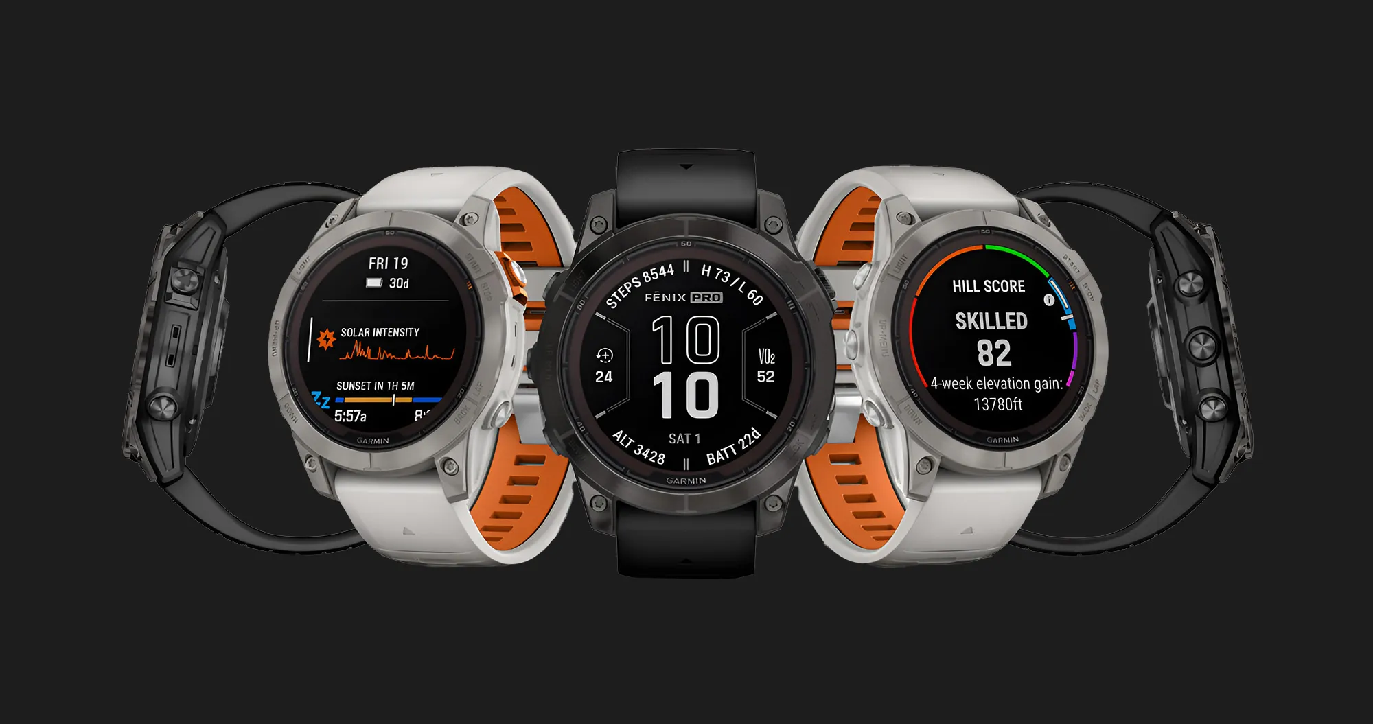 Garmin Fenix 7 Pro Solar Slate Gray with Black Band