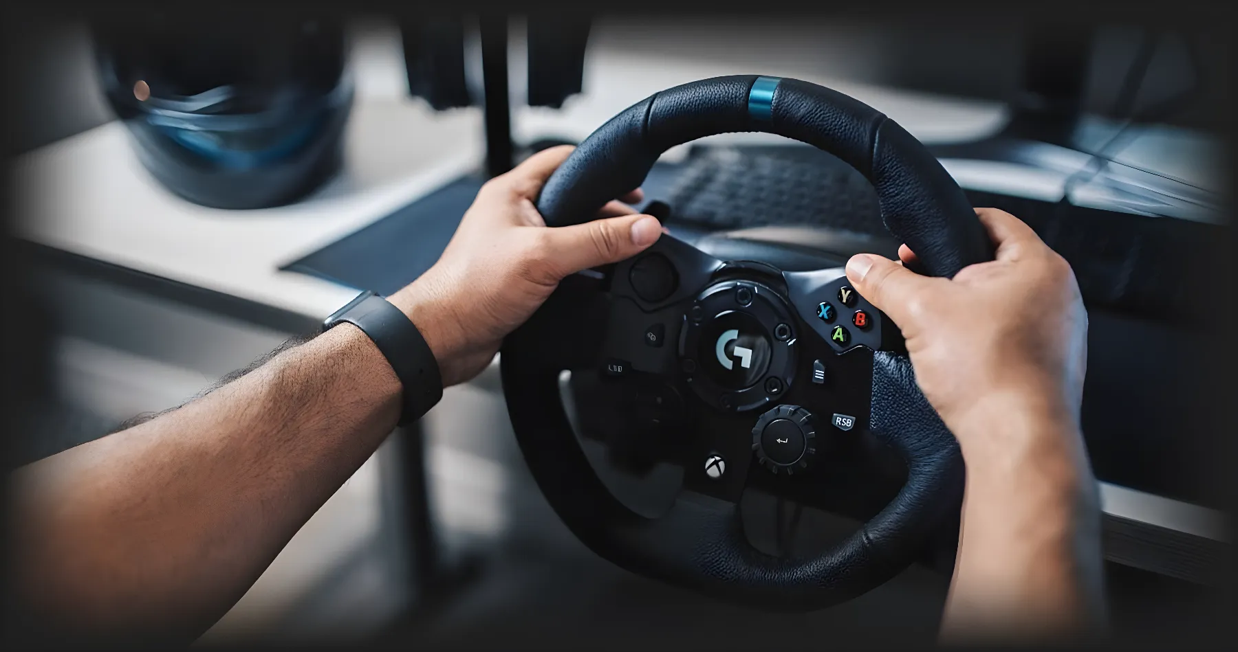 Комплект (кермо, педалі) Logitech G923 Playstation/PC