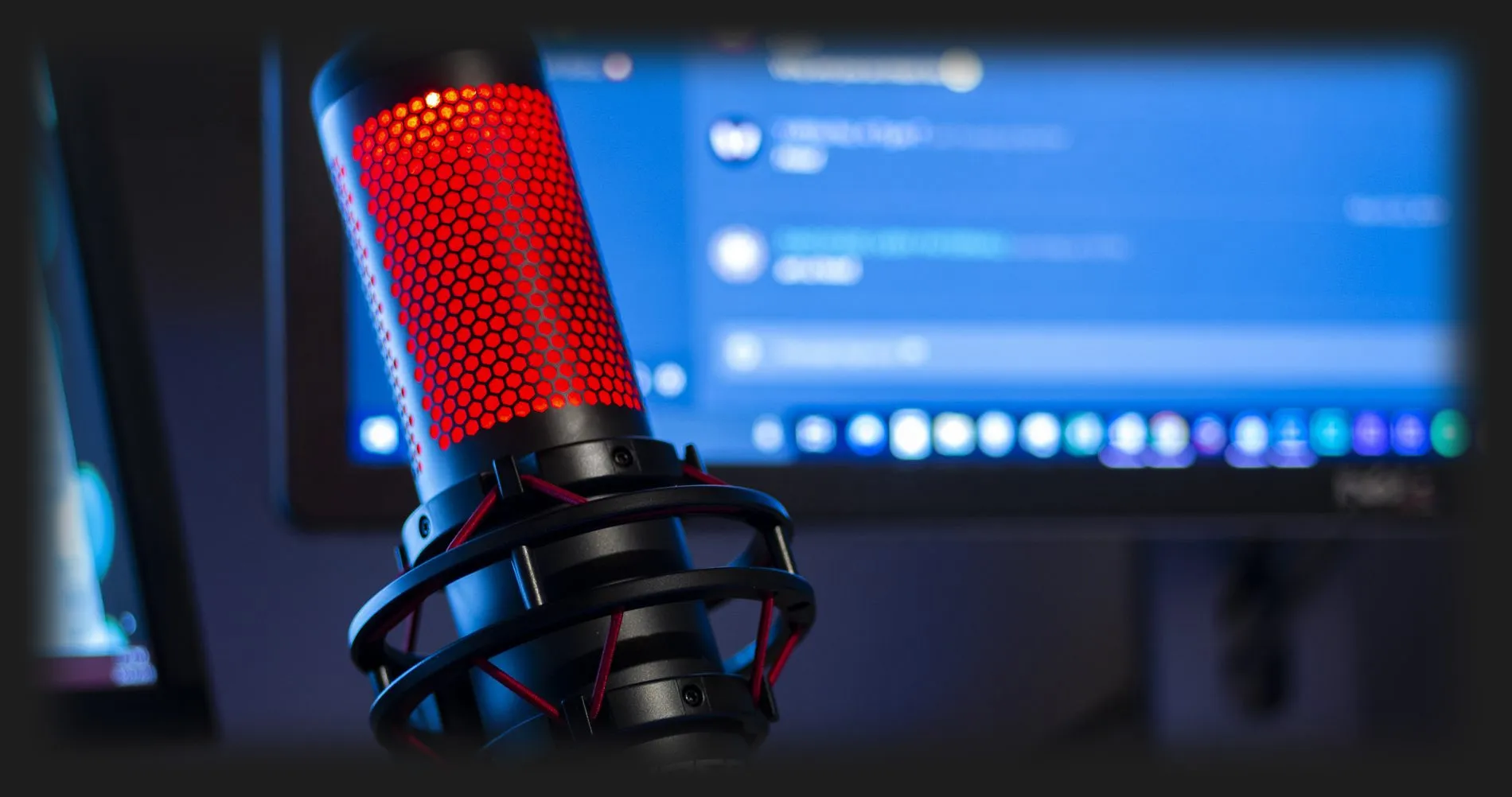 Мікрофон HyperX QuadCast (Black-Red) (UA)