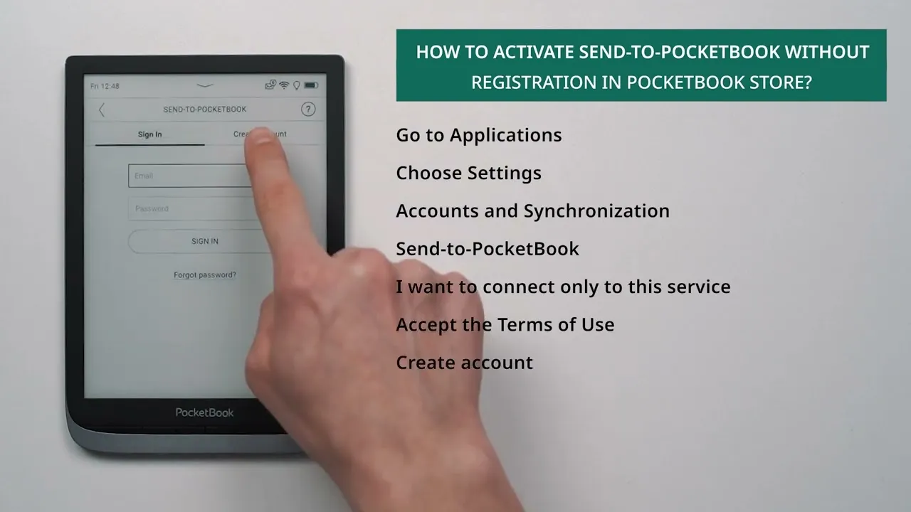 Як завантажити книги на PocketBook через Wi-Fi?