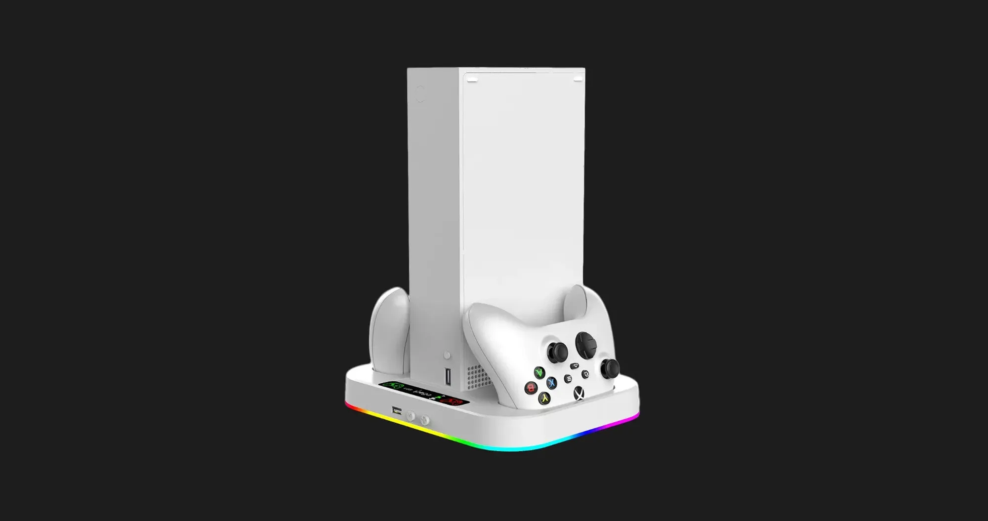 Зарядна станція iPega з охолодженням для XBOX S+ 2 акумулятори, RGB (PG-XBS012S)
