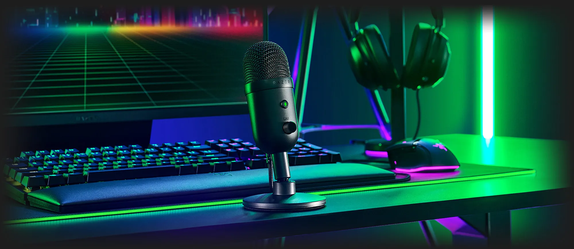 Микрофон Razer Seiren V2 X ANC USB (Black) (RZ19-04050100-R3M1) (EU)
