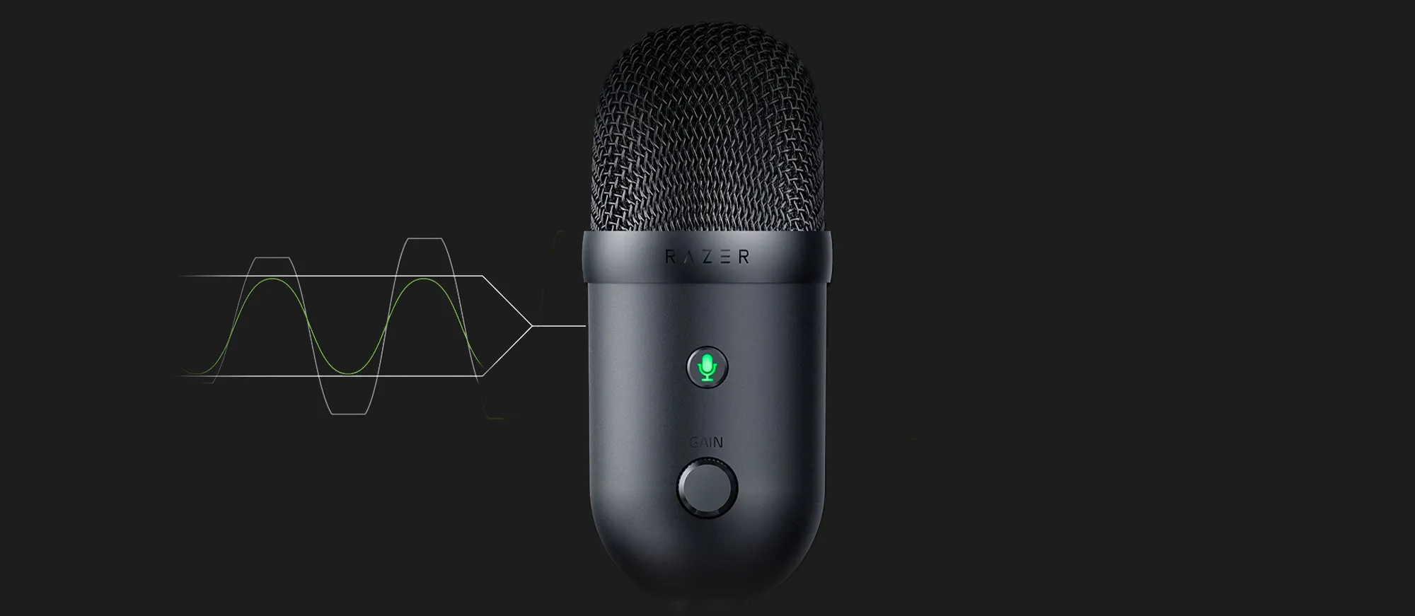 Микрофон Razer Seiren V2 X ANC USB (Black) (RZ19-04050100-R3M1) (EU)