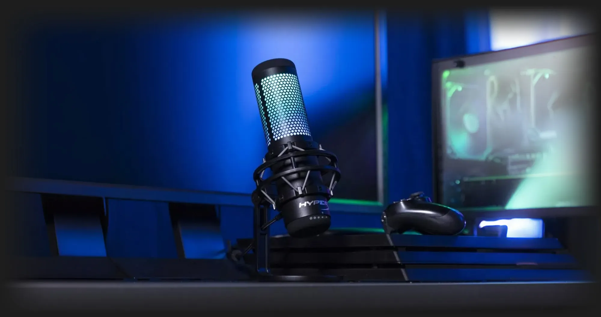 Мікрофон HyperX QuadCast S (Black-Grey) RGB (EU)