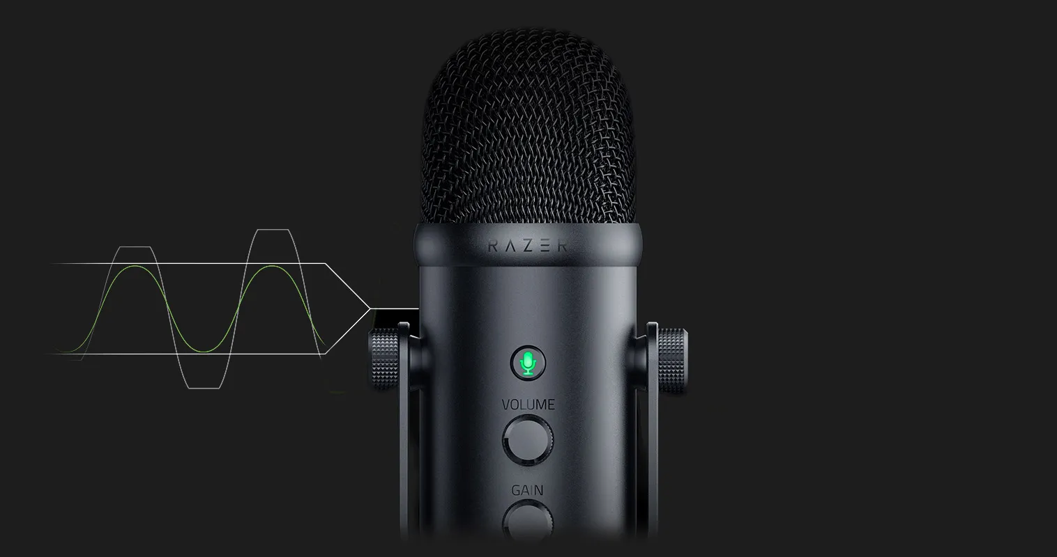 Микрофон Razer Seiren V2 Pro (Black) (RZ19-04040100-R3M1) (UA)