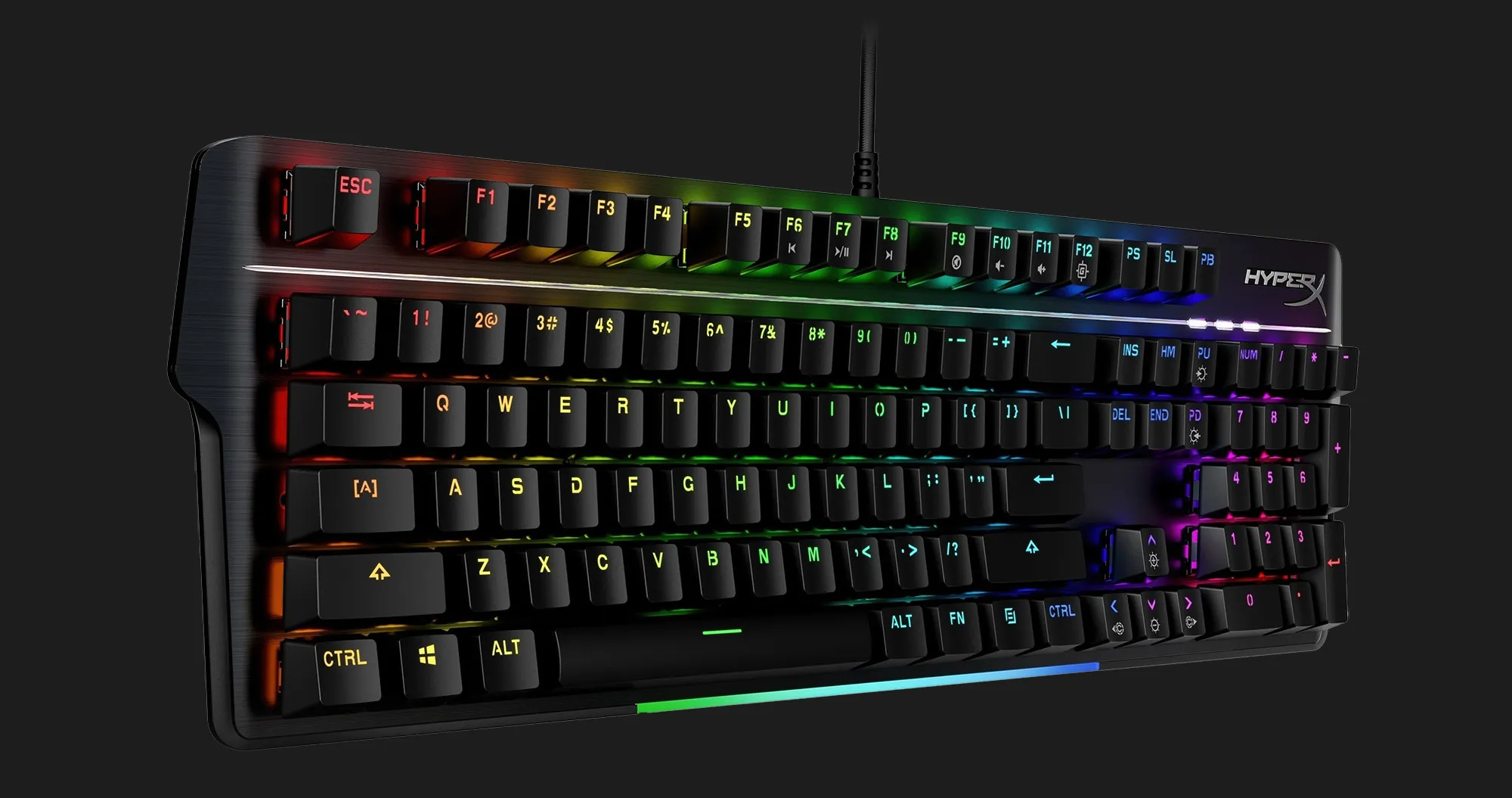 Клавиатура игровая HyperX Alloy MKW100 TTC Red USB RGB (Black) (UA)