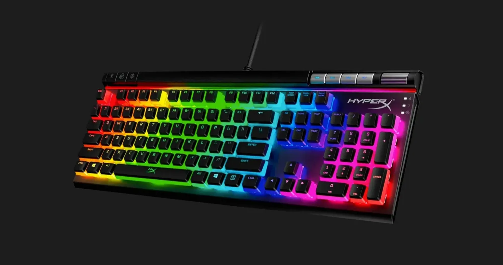 Клавіатура ігрова HyperX Alloy Elite 2.0 Red USB RGB (Black) (UA)