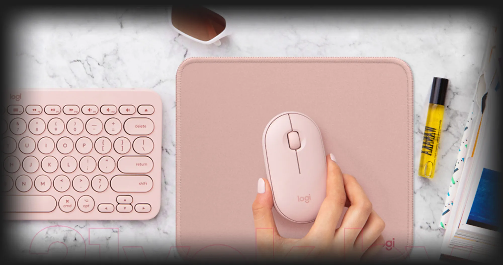 Килимок для миші Logitech Mouse Pad Studio Series (Graphite) (UA)