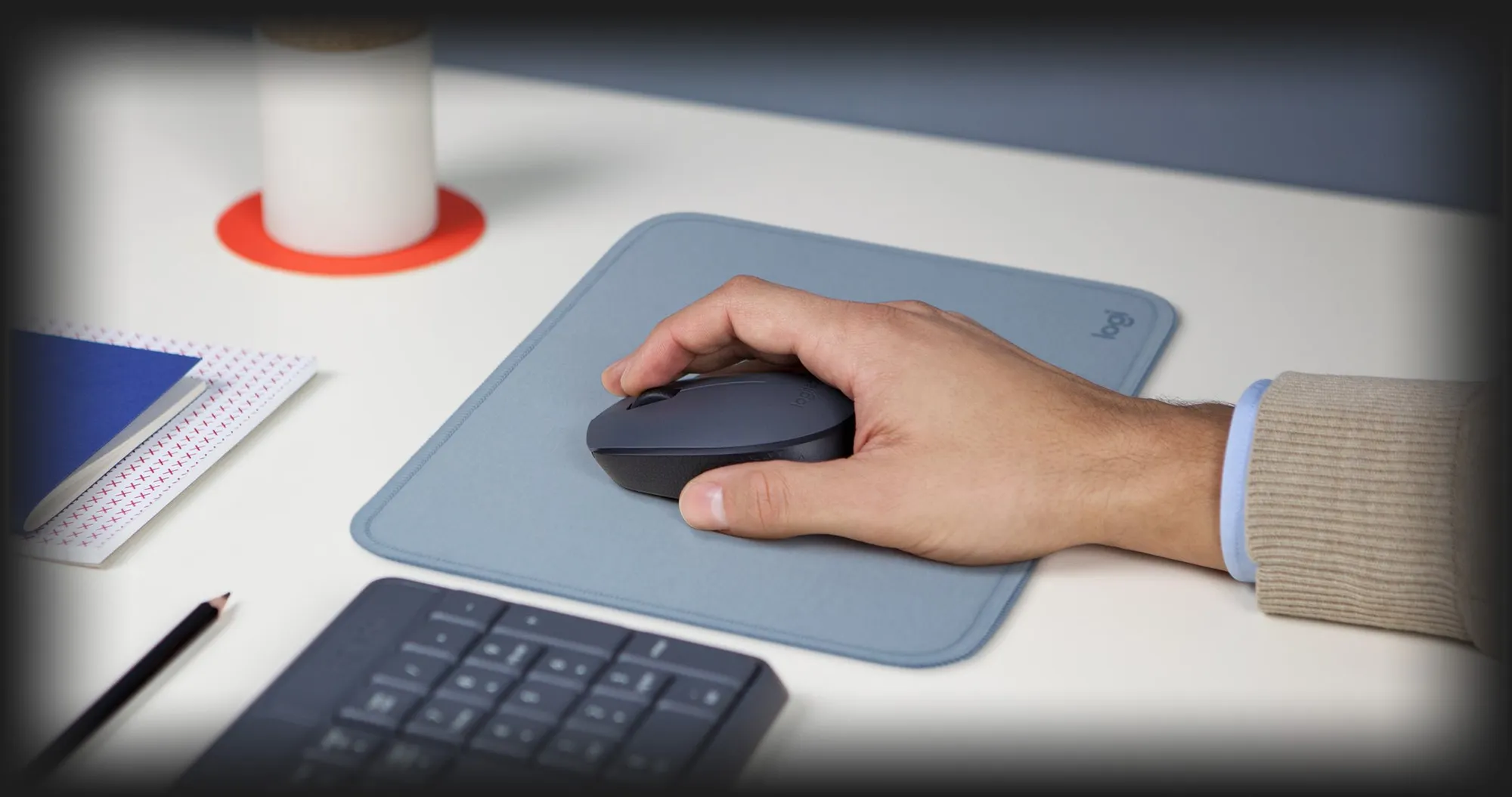 Килимок для миші Logitech Mouse Pad Studio Series (Graphite) (UA)