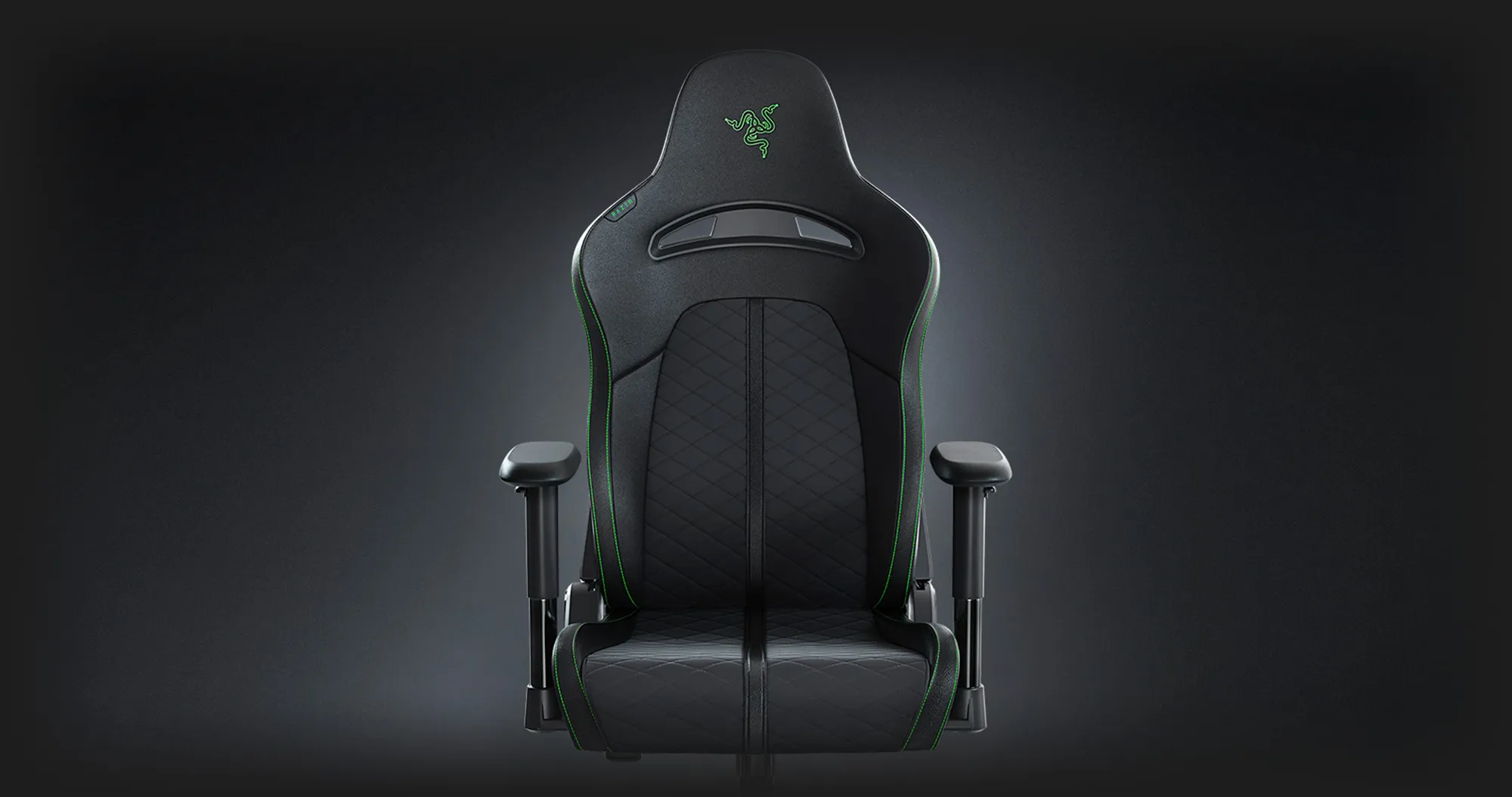 Кресло для геймеров Razer Enki X (Black Green) (RZ38-03880100-R3G1) (UA)