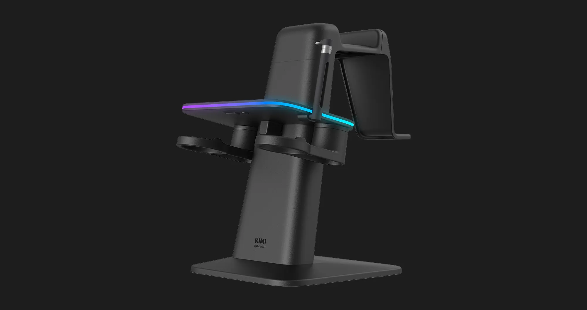 Зарядная станция KIWI RGB Еlite Charge Station для Meta Quest 3/2/Pro (SP) (Black)