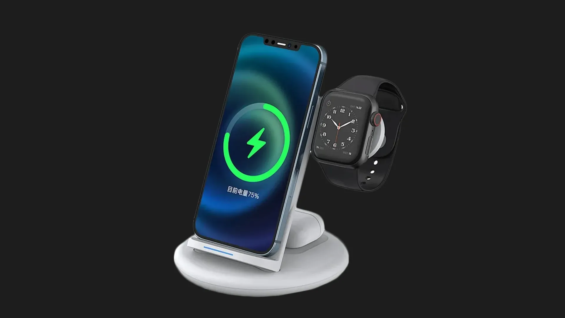 Бездротова зарядка WiWU 3-in-1 Wireless Fast Charger (White)