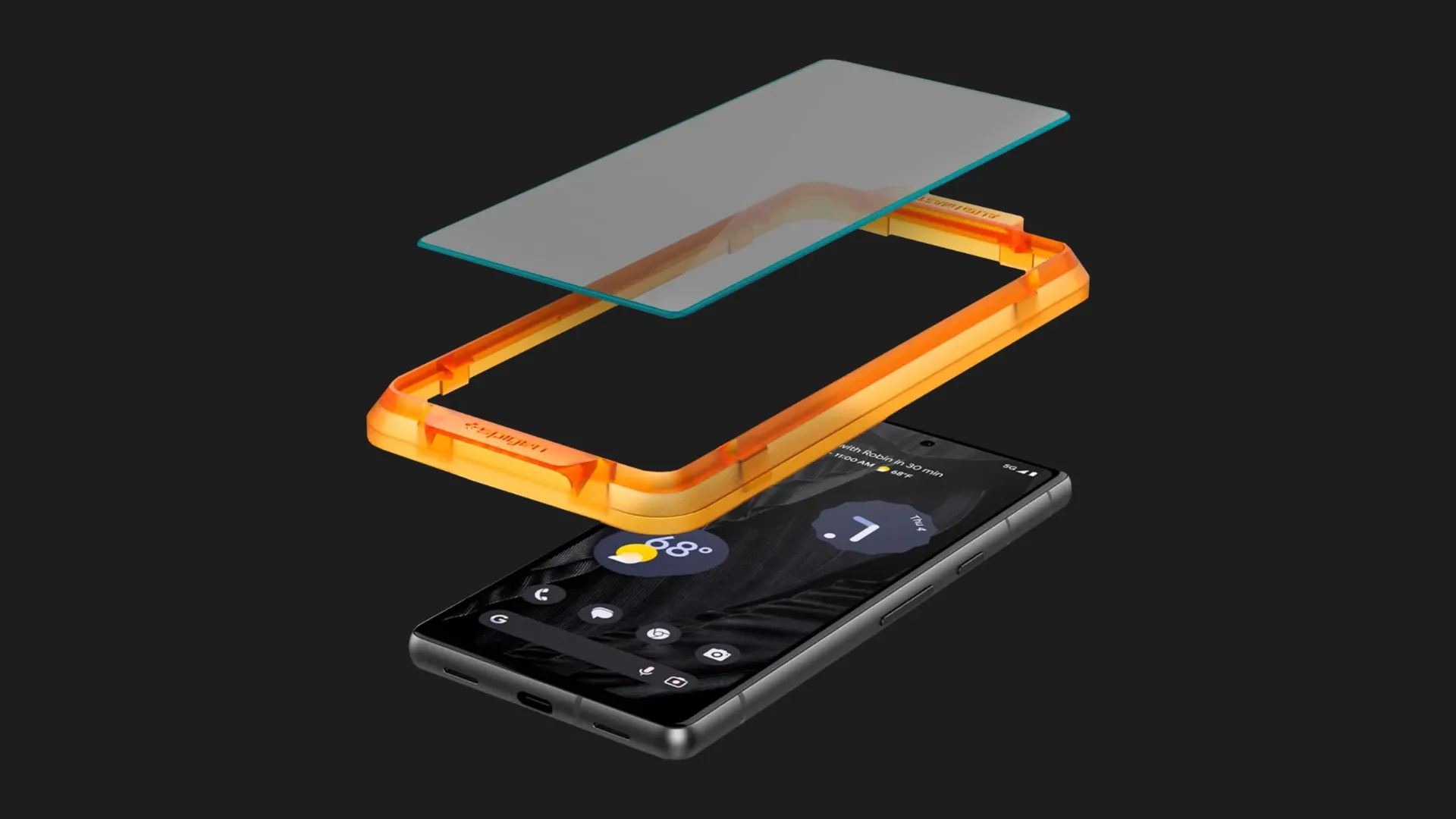 Защитное стекло Spigen для Google Pixel 7А Align