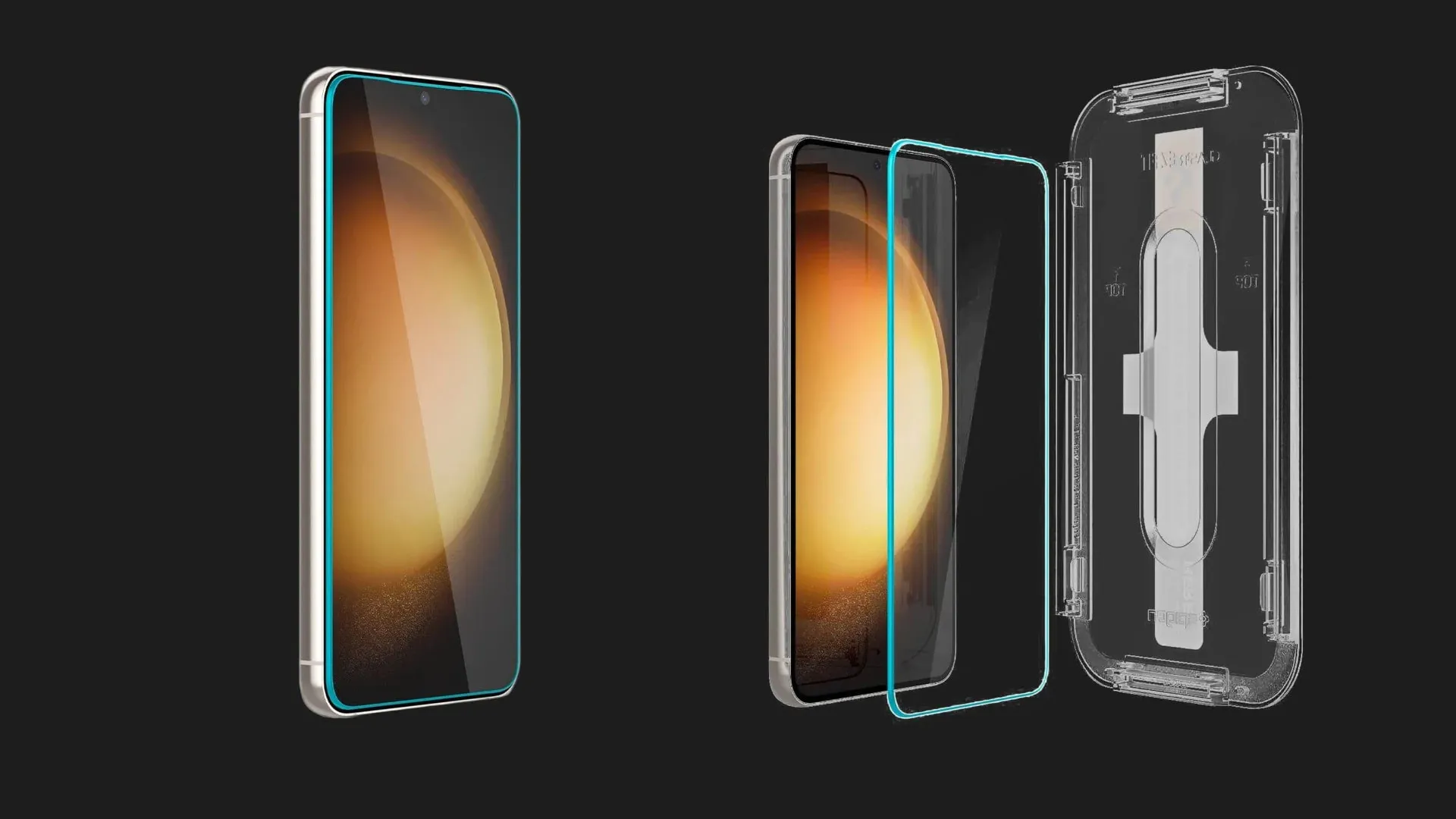 Защитное стекло Spigen для Samsung Galaxy S23+