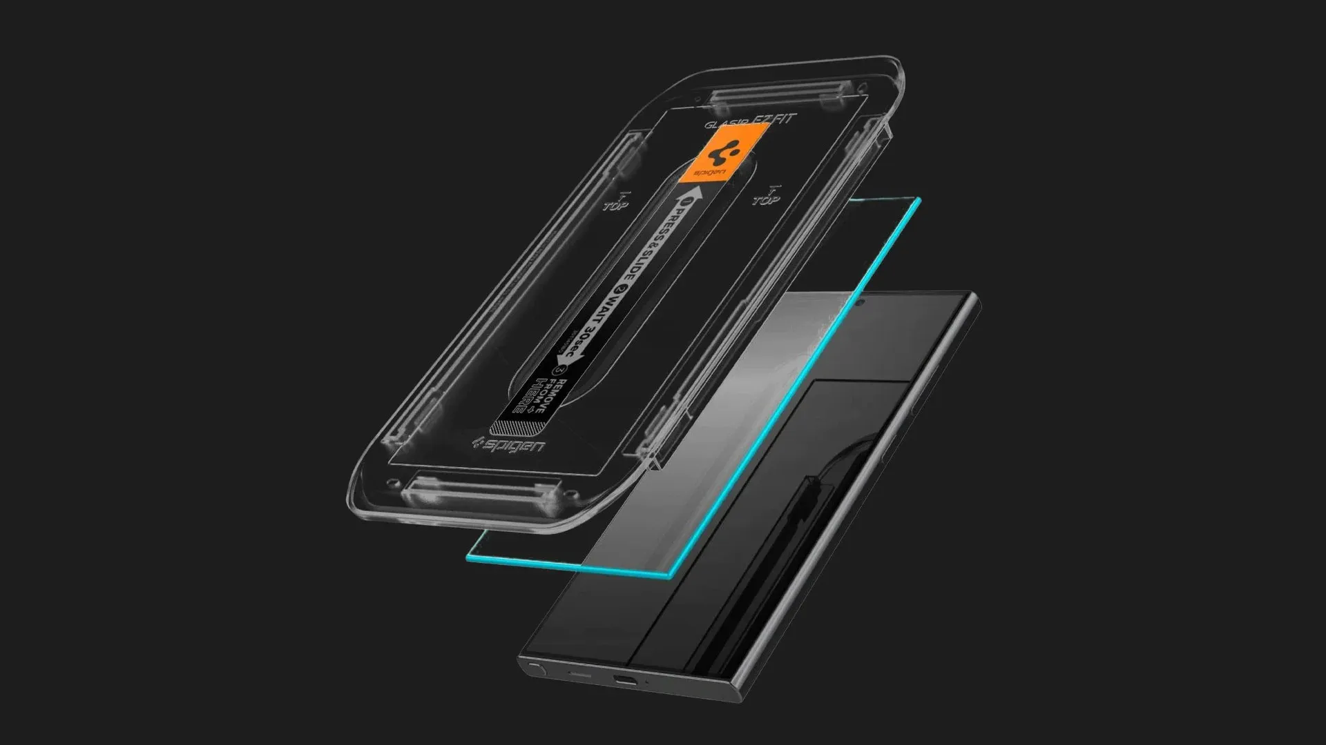 Защитное стекло Spigen для Samsung Galaxy S24 Ultra