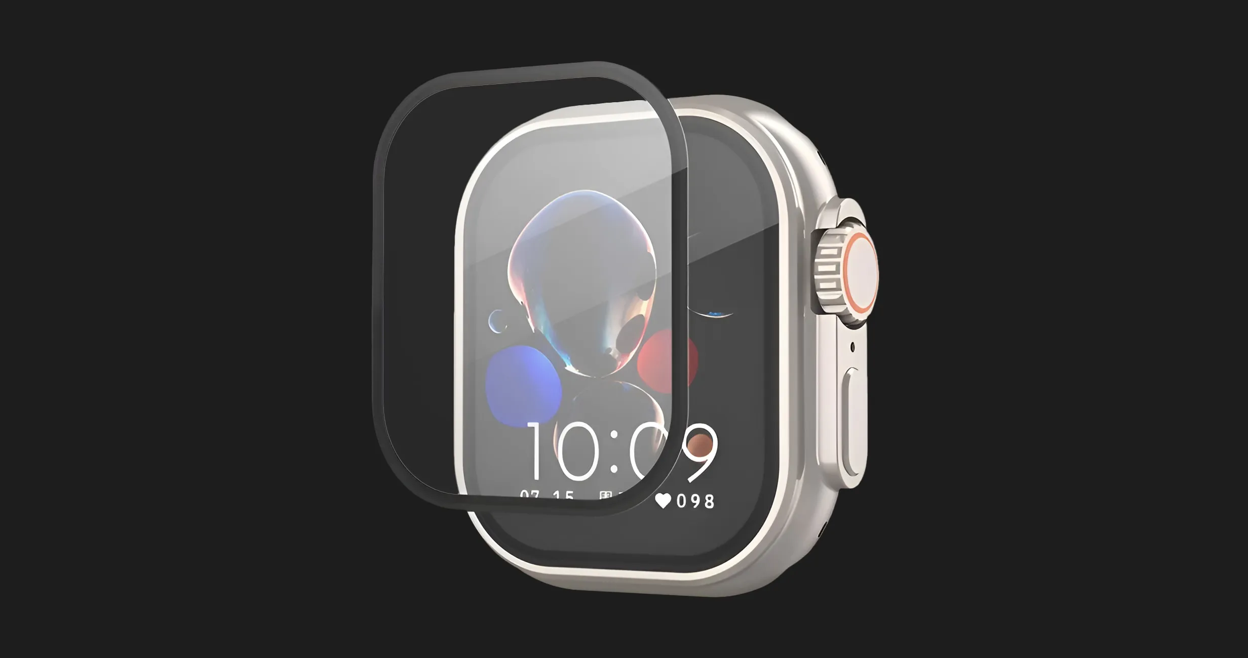 Захисне скло ZK Full Glass для Apple Watch Ultra (49mm)
