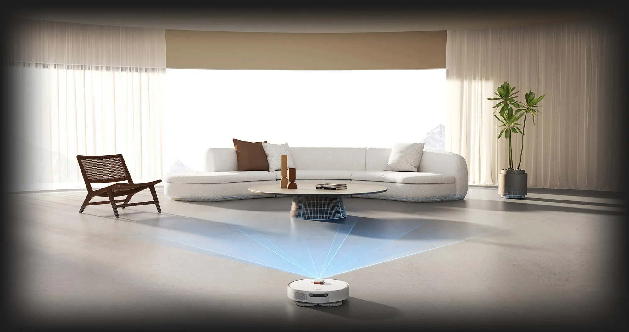 Робот-пилосос Xiaomi Robot Vacuum X20+ (White) (EU)
