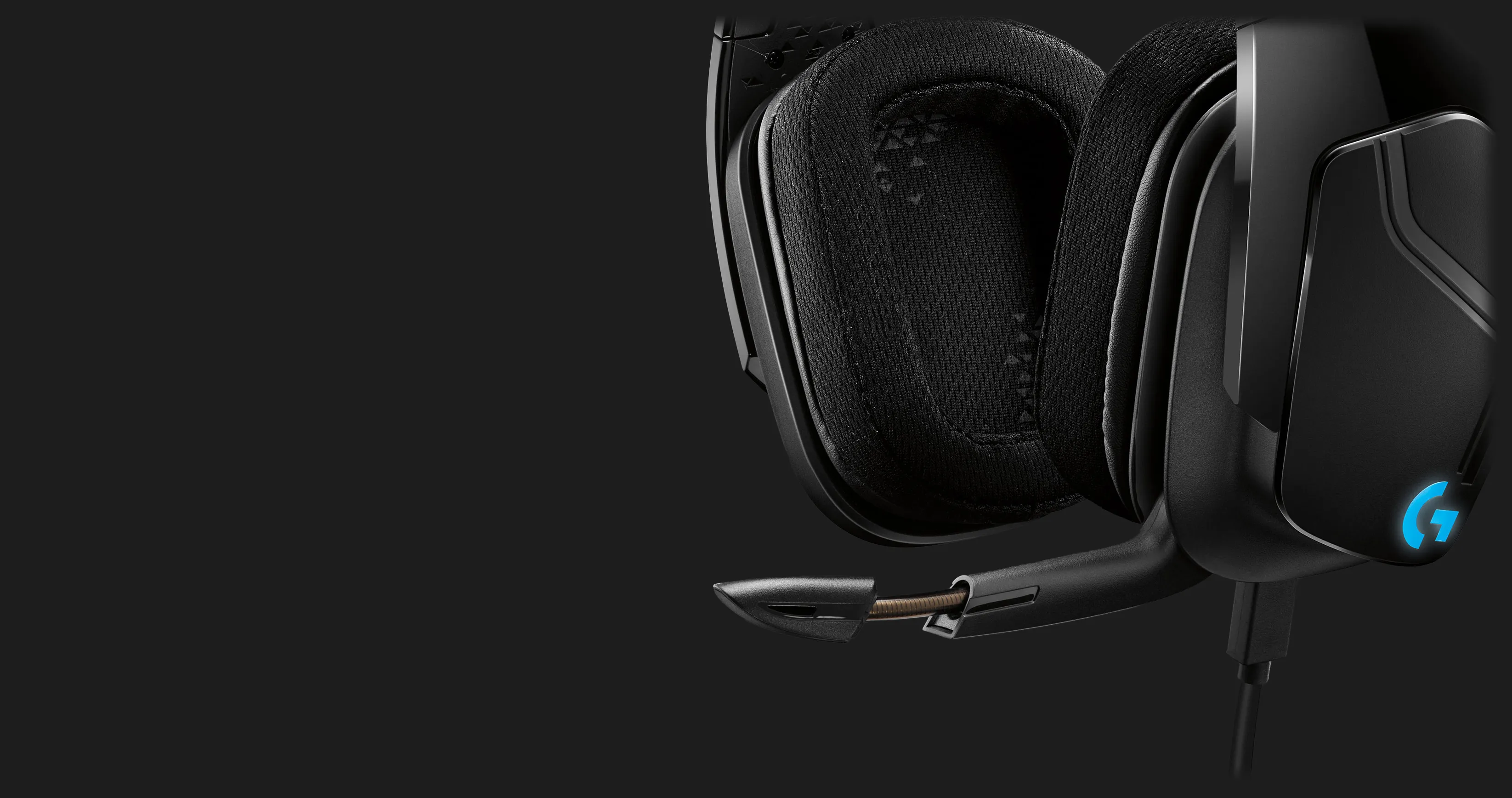 Ігрові навушники Logitech G635 (Black)