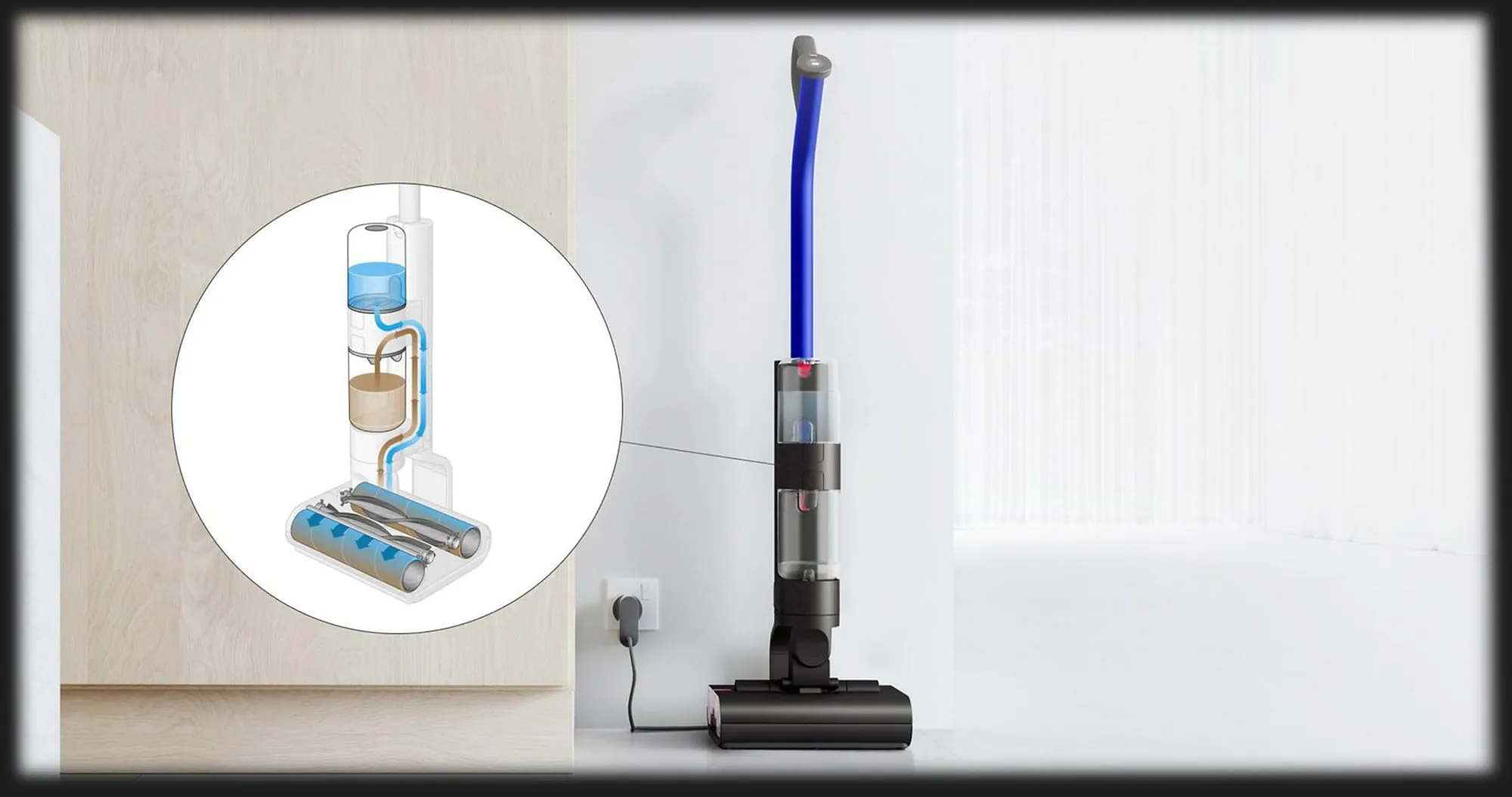 Пылесос для влажной уборки Dyson WashG1 (Electric Brake Blue/Black)