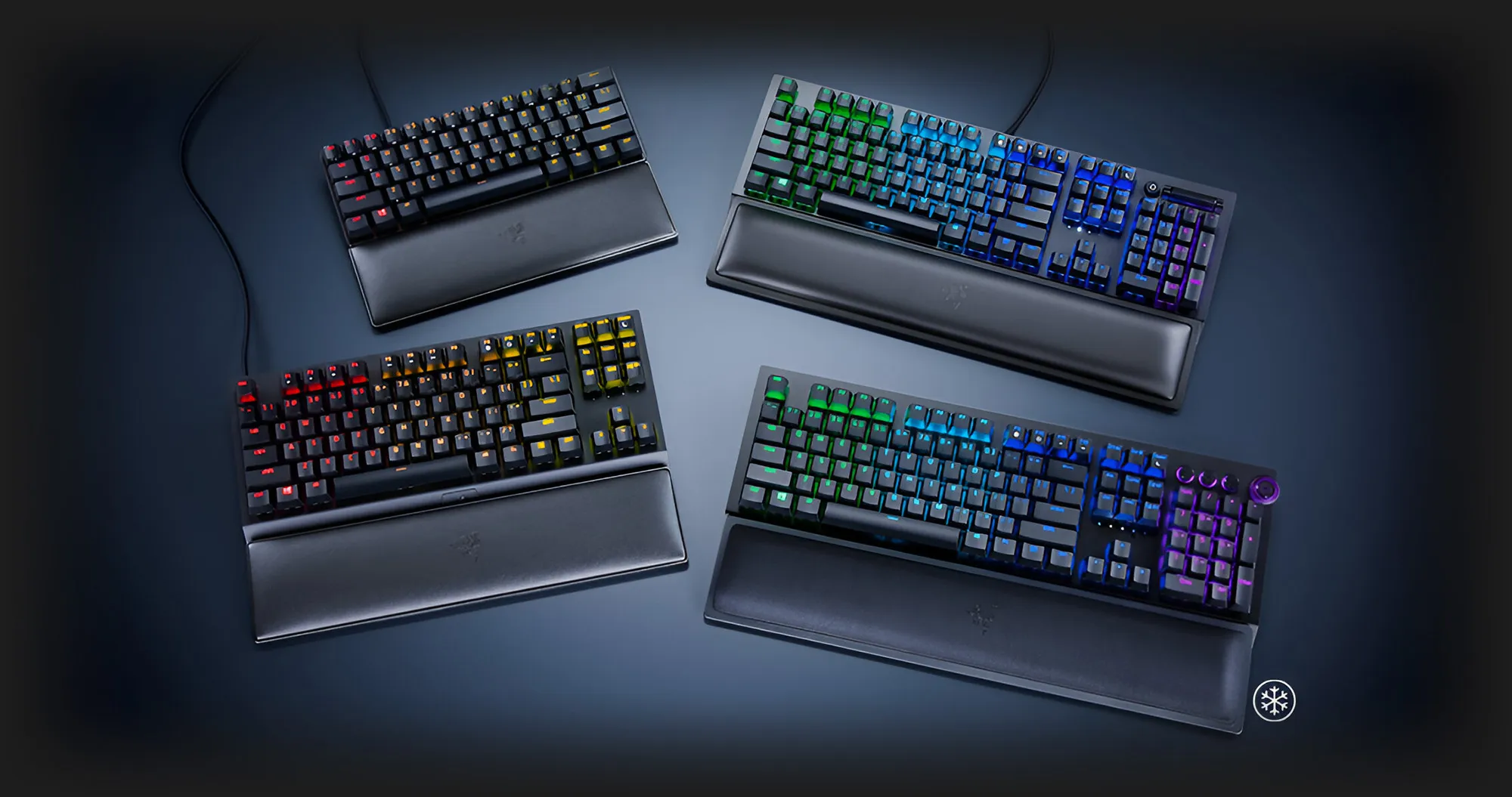 Подставка для клавиатуры RAZER Ergonomic Wrist Rest (Black) (RC21-01470200-R3M1) (UA)