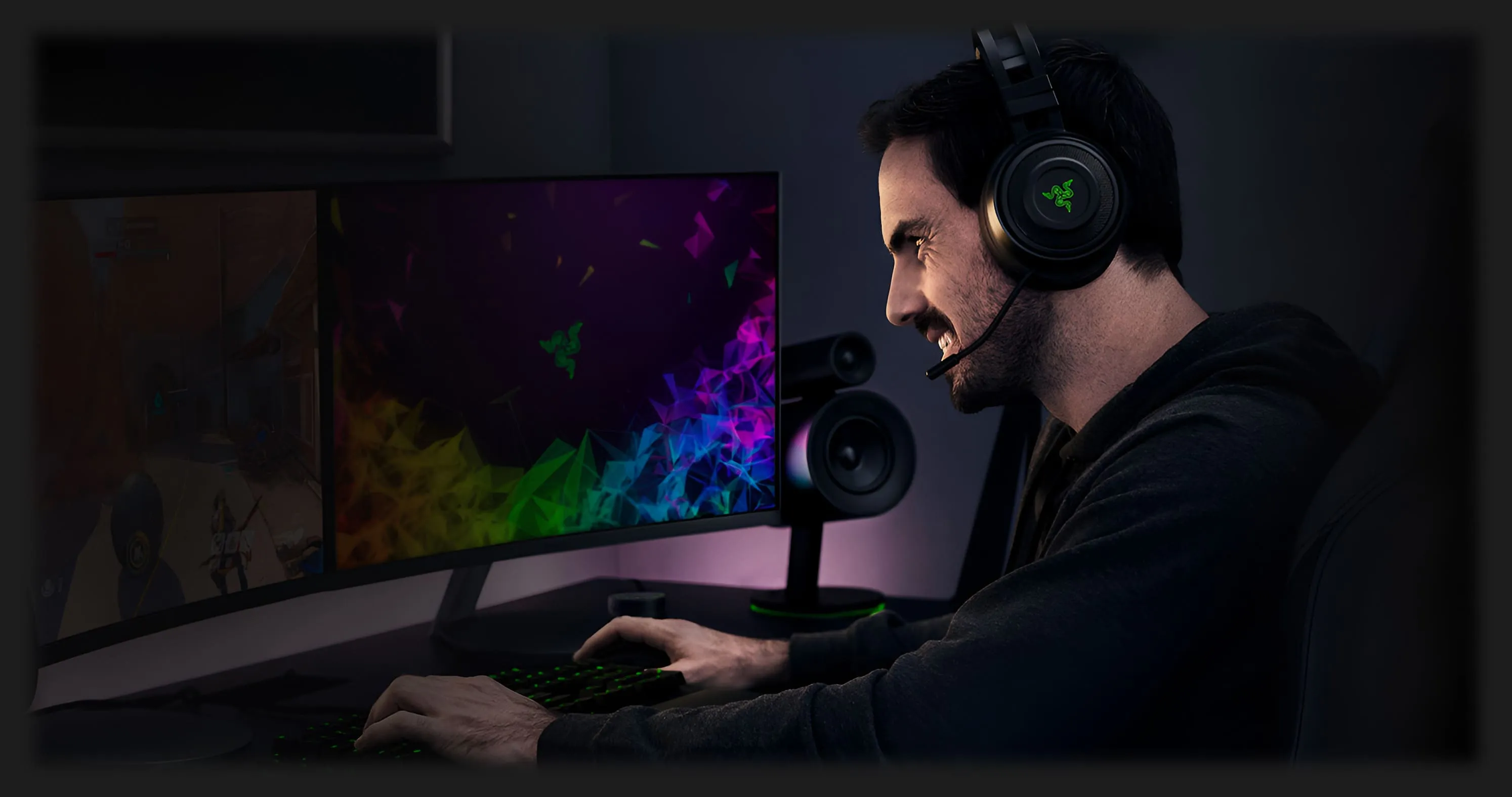 Ігрова гарнітура Razer Nari Ultimate for Xbox One WL (Black/Green) (Z04-02910100-R3M1)