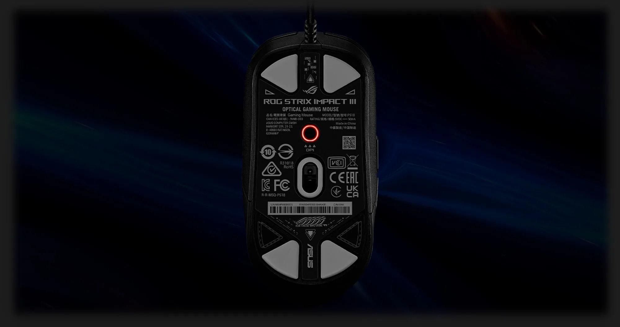 Ігрова миша ASUS ROG Strix Impact III USB (90MP0300-BMUA00)