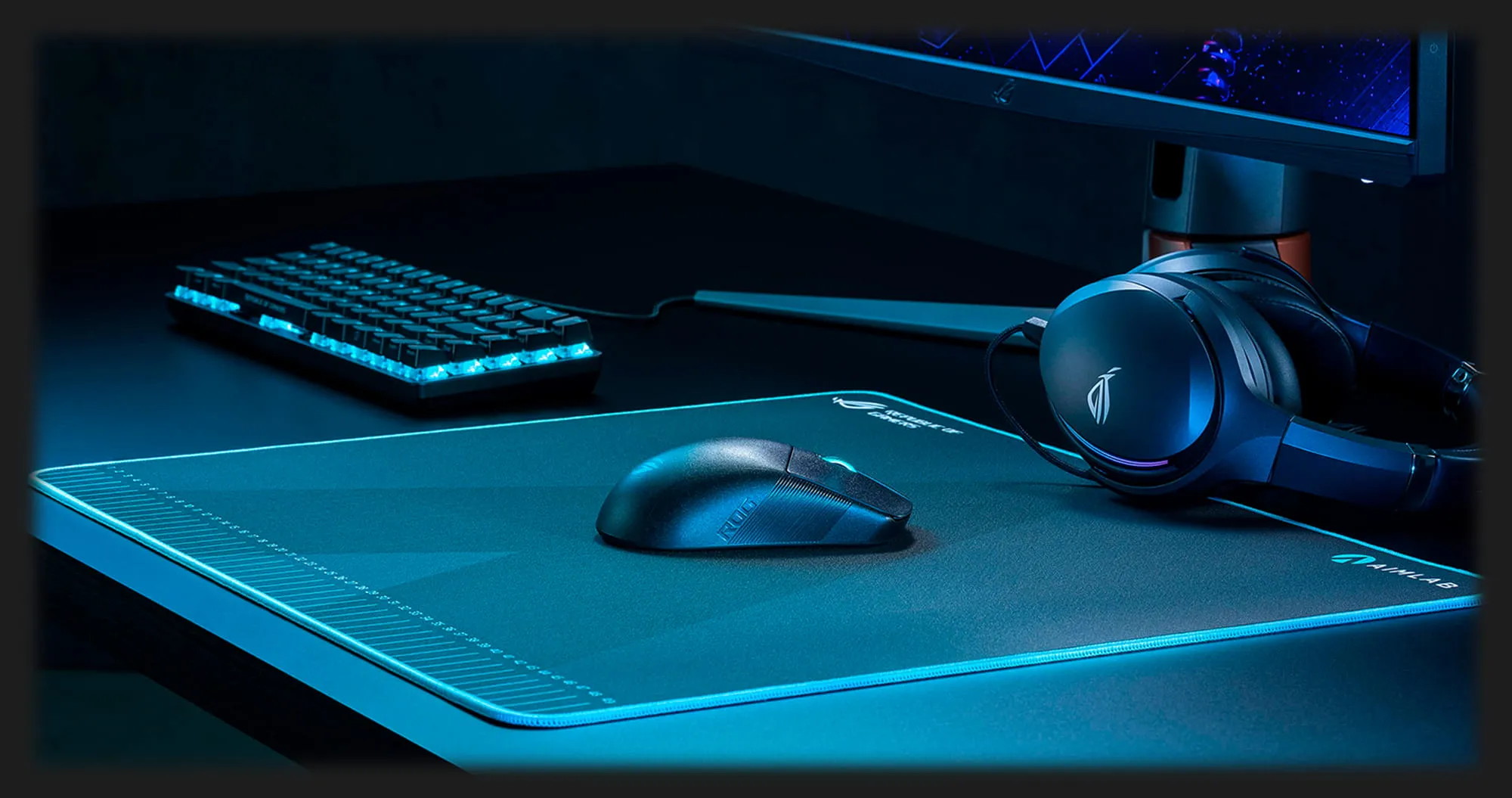 Ігрова поверхня ASUS ROG Hone Ace XXL Aim Lab Edition (Black) (UA)