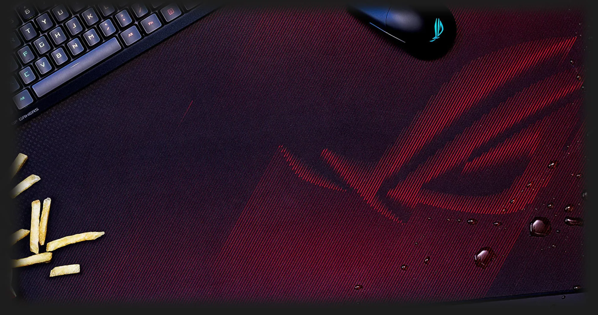 Ігрова поверхня ASUS ROG Scabbard II (Black/Red) (UA)